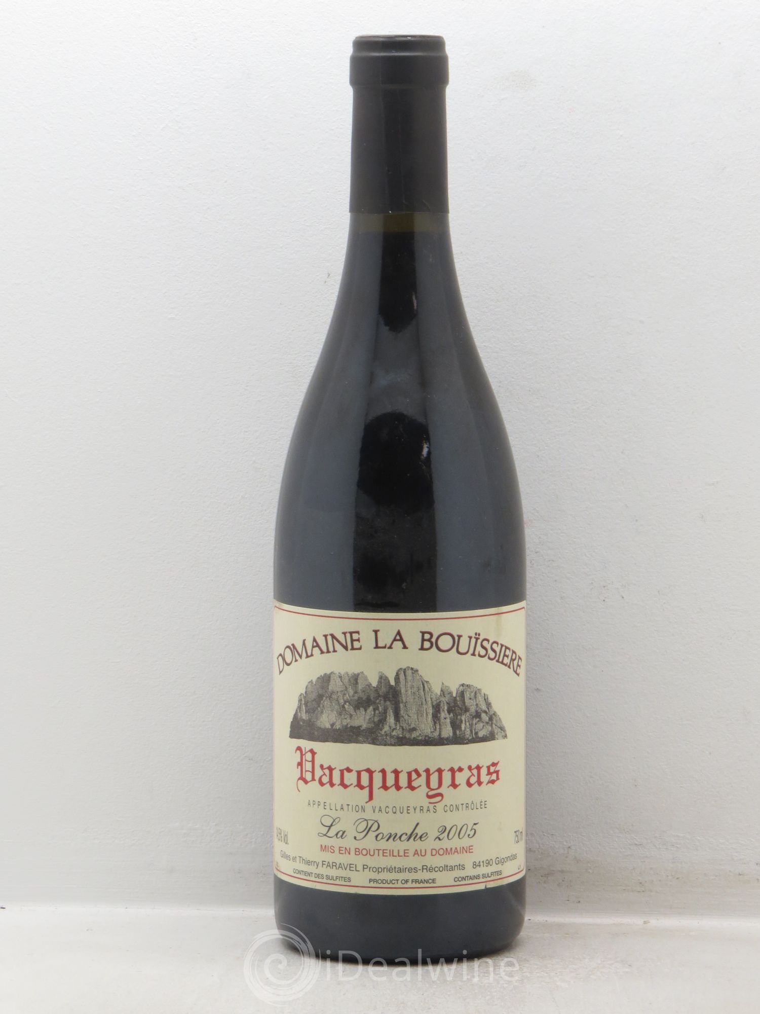 Vacqueyras la Ponche 2005 - Posten von 1 Flasche - 0