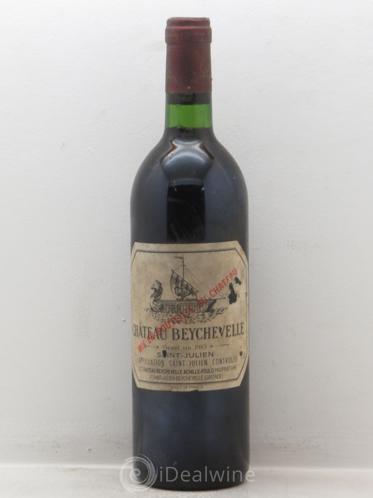 Château Beychevelle 4ème Grand Cru Classé 1983 - Lot de 1 bouteille - 0