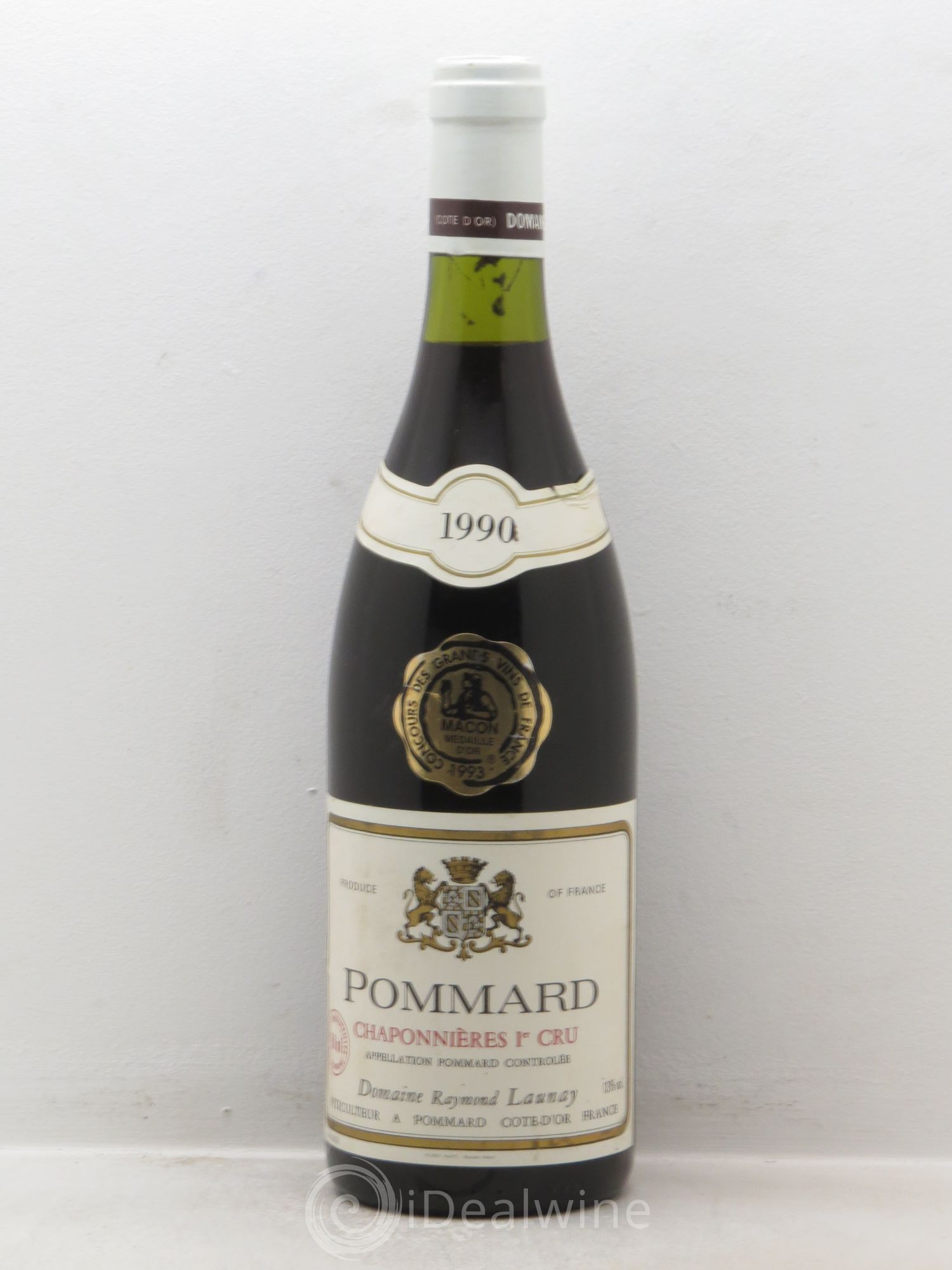 Pommard 1er Cru Domaine Raymond Launay 1990 - Lot de 6 bouteilles - 0