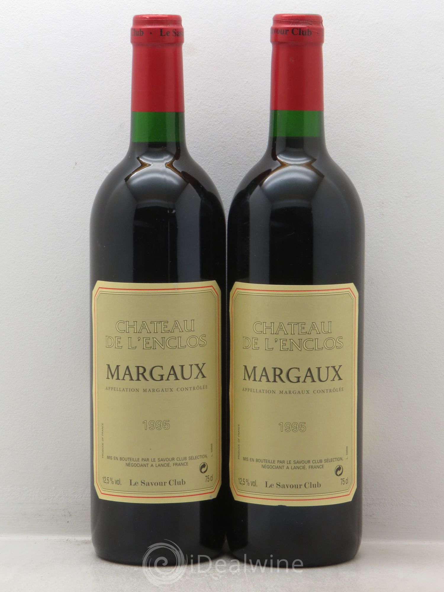 Château de l'Enclos 1995 - Lot de 2 bouteilles - 0
