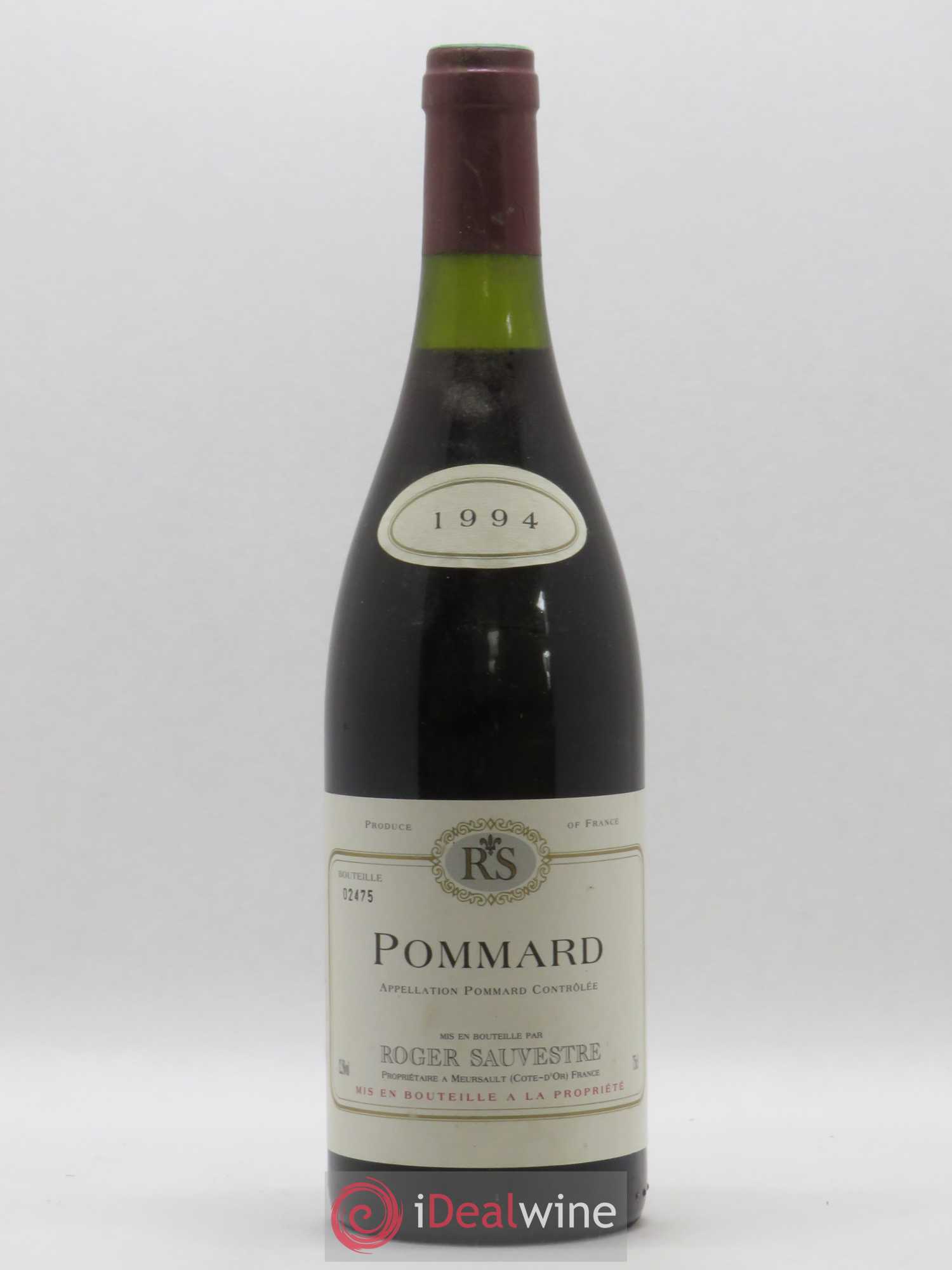 Pommard Roger Sauvestre 1994 - Lot de 1 bouteille - 0