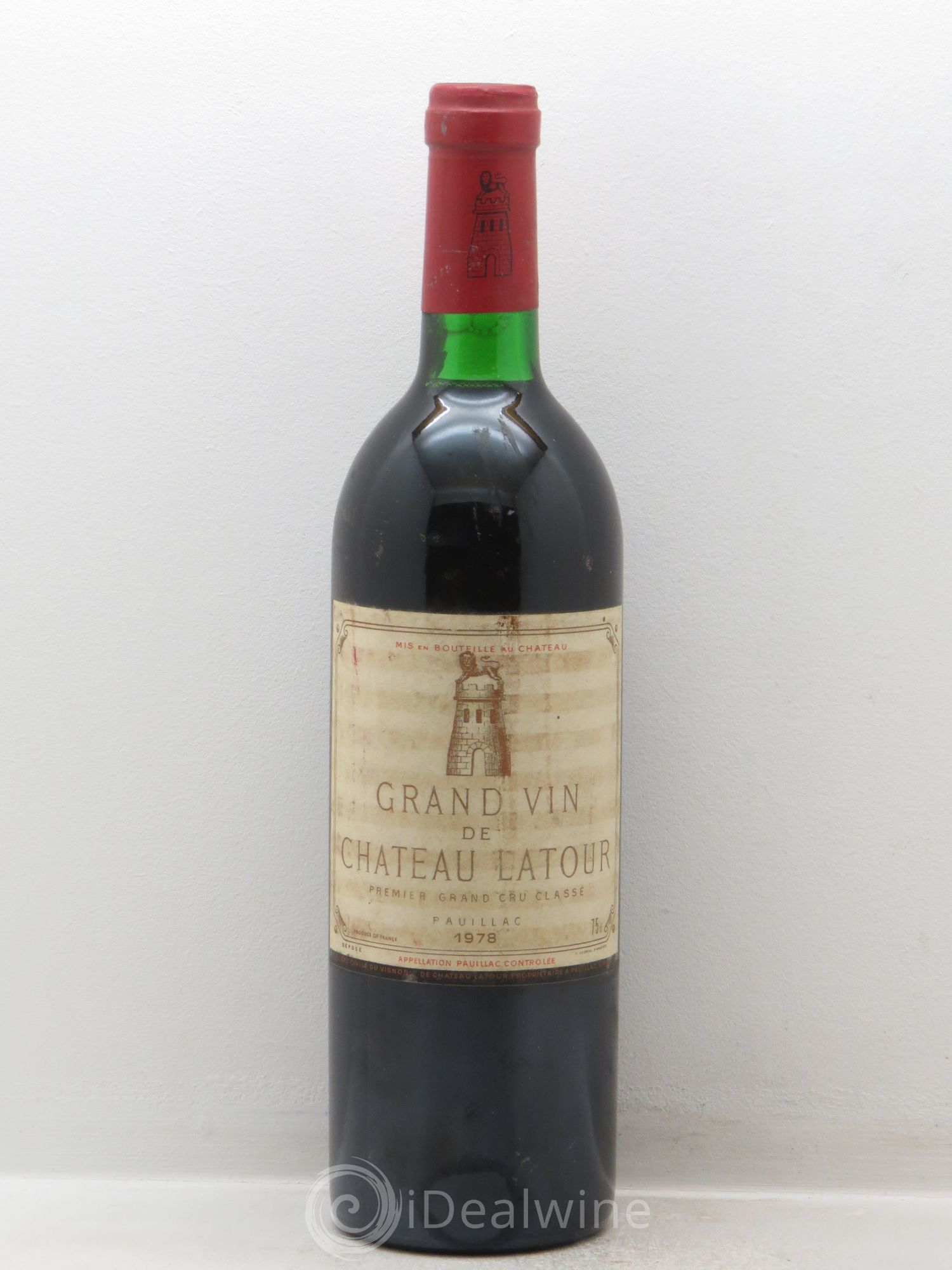 Château Latour 1er Grand Cru Classé 1978 - Lot de 1 bouteille - 0