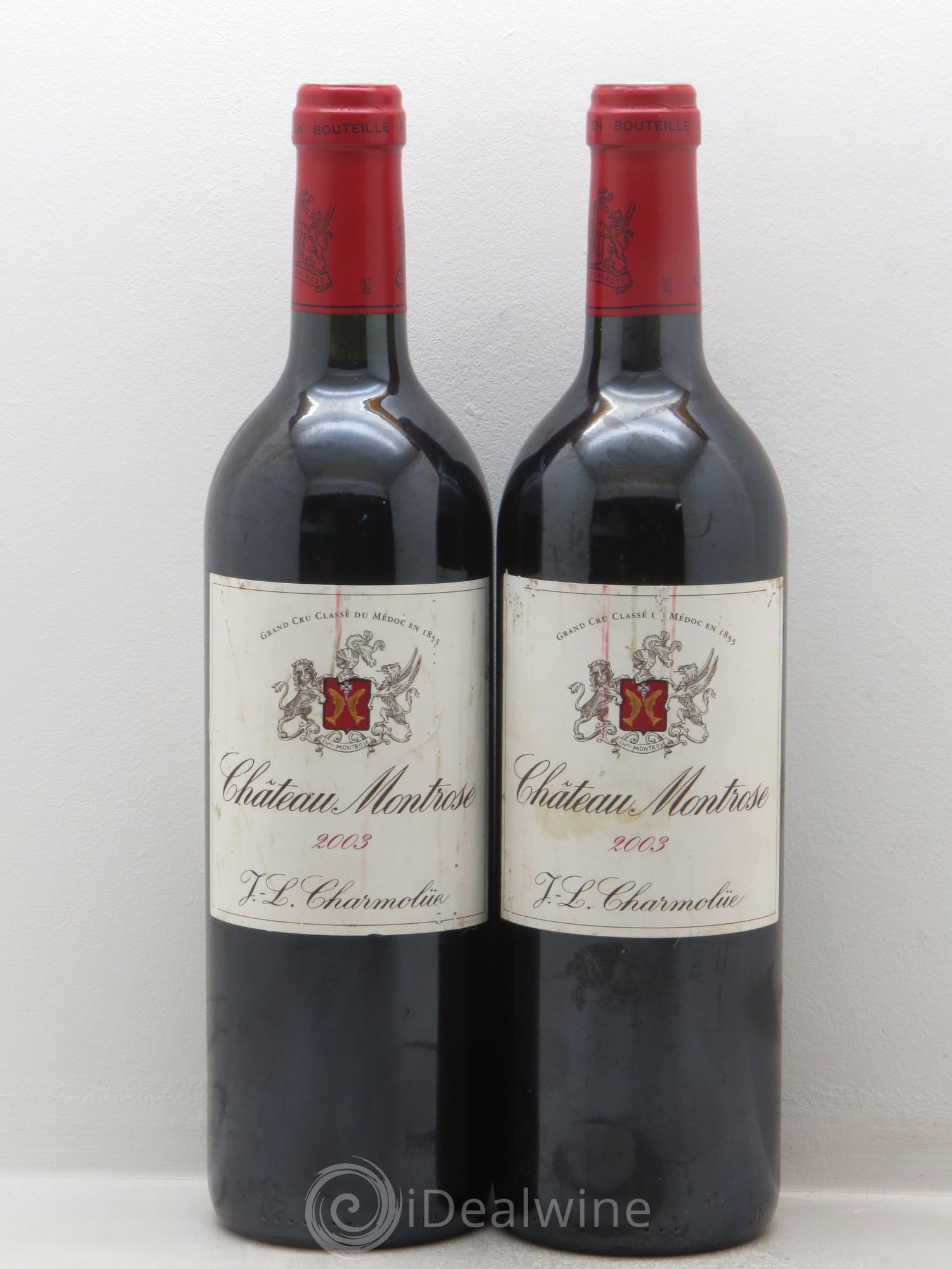 Château Montrose 2ème Grand Cru Classé 2003 - Lot de 2 bouteilles - 0