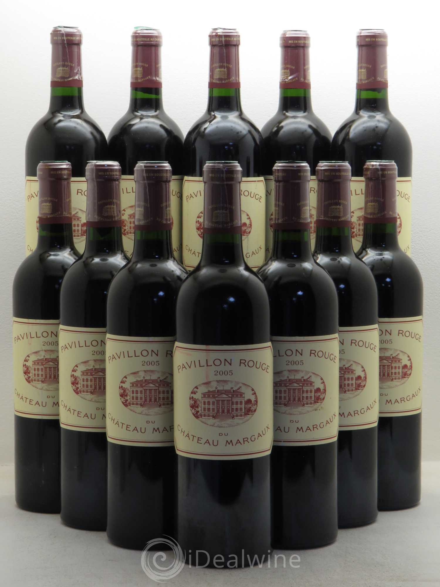 Pavillon Rouge du Château Margaux Second Vin 2005 - Lot de 12 bouteilles - 0