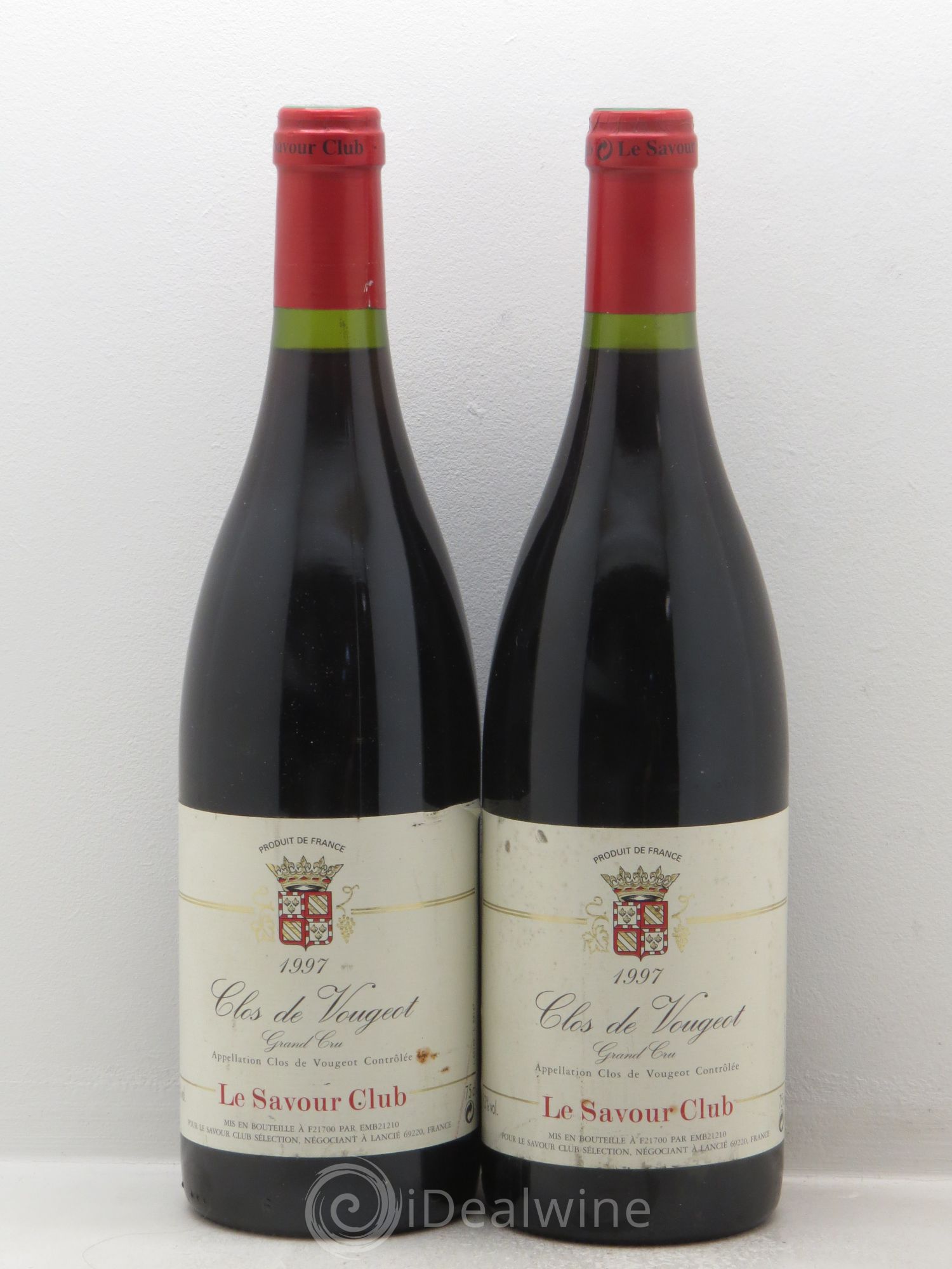 Clos de Vougeot Grand Cru 1997 - Lot de 2 bouteilles - 0