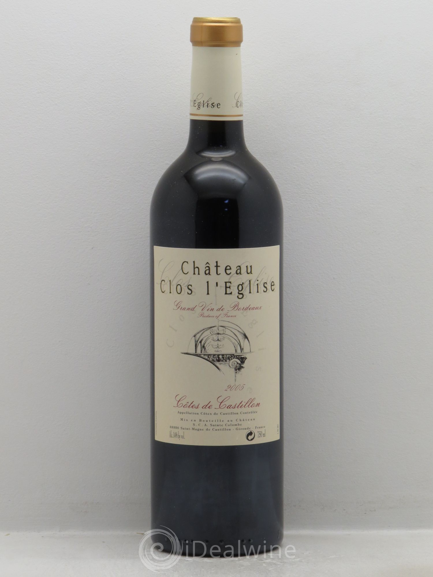 Clos l'Eglise 2005 - Lot de 1 bouteille - 0