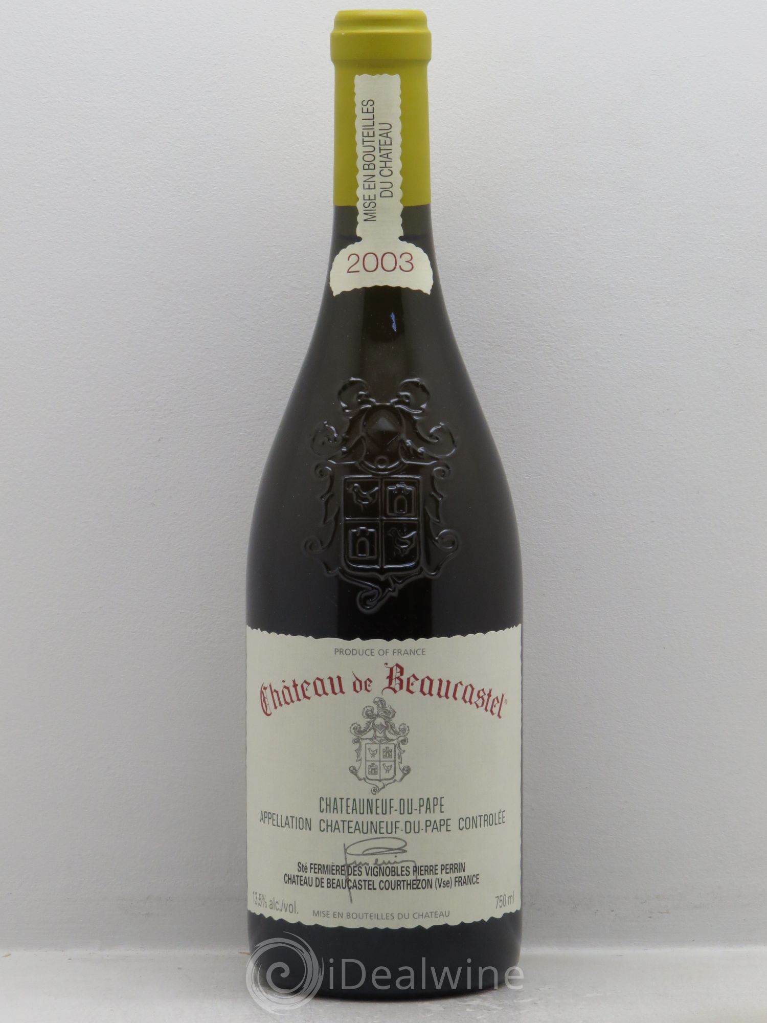 Châteauneuf-du-Pape Château de Beaucastel Famille Perrin 2003 - Lot de 1 bouteille - 0