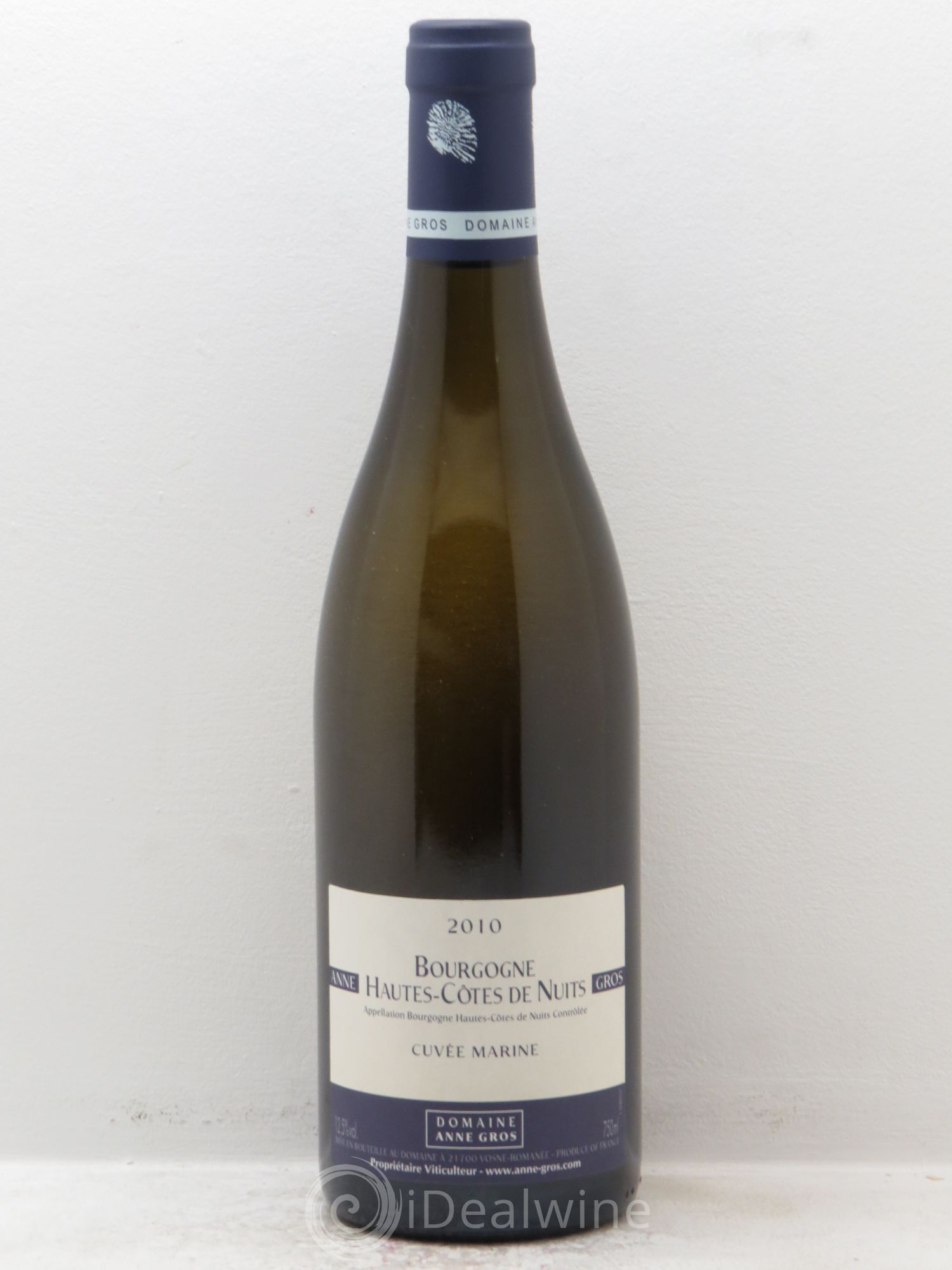 Hautes-Côtes de Nuits Cuvée Marine Anne Gros 2010 - Lot de 1 bouteille - 0
