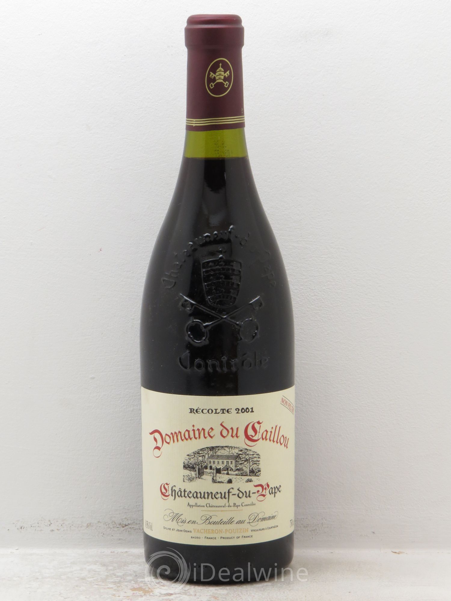 Châteauneuf-du-Pape Domaine du Caillou 2001 - Posten von 1 Flasche - 0