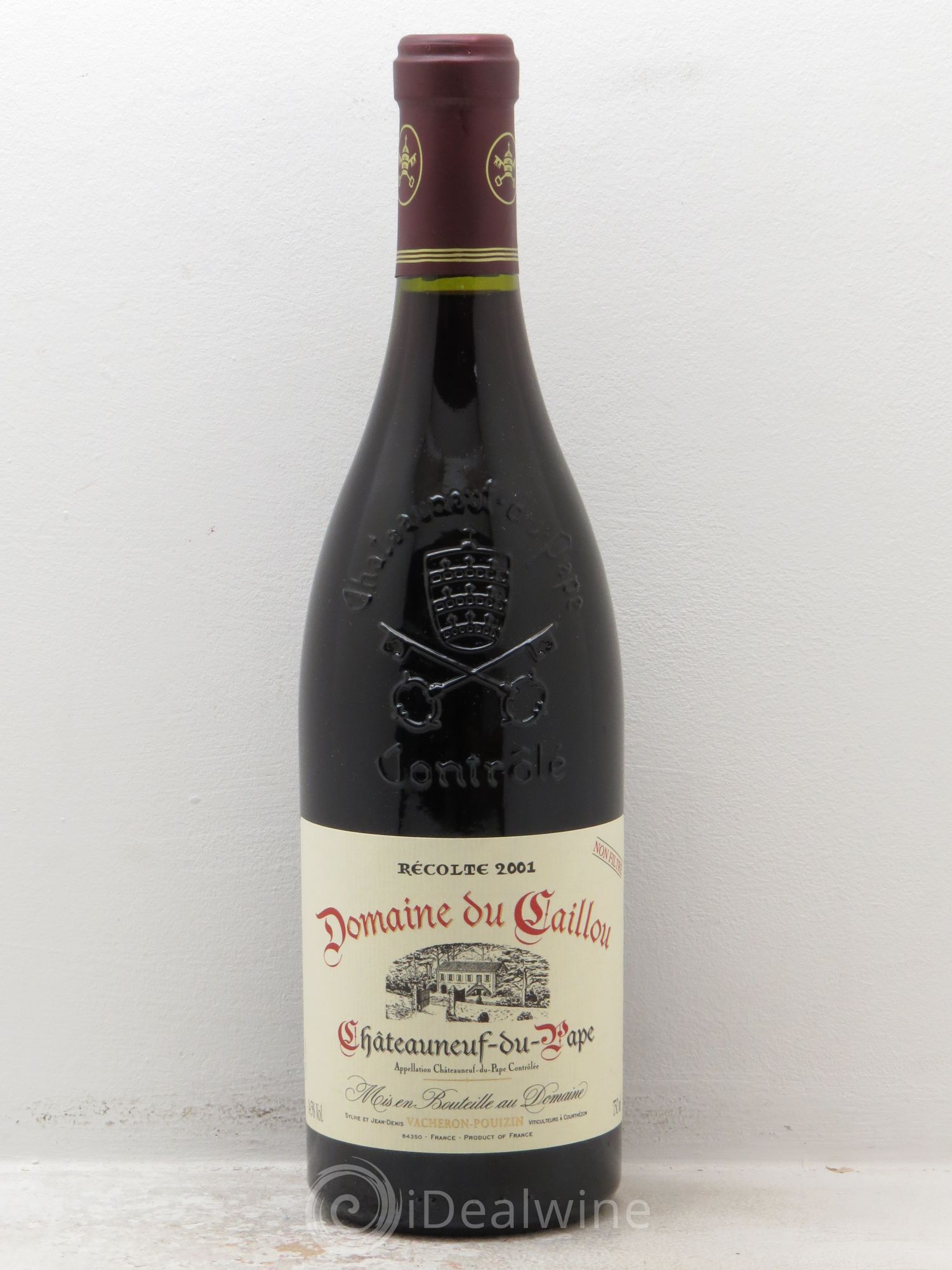 Châteauneuf-du-Pape Domaine du Caillou 2001 - Posten von 1 Flasche - 0