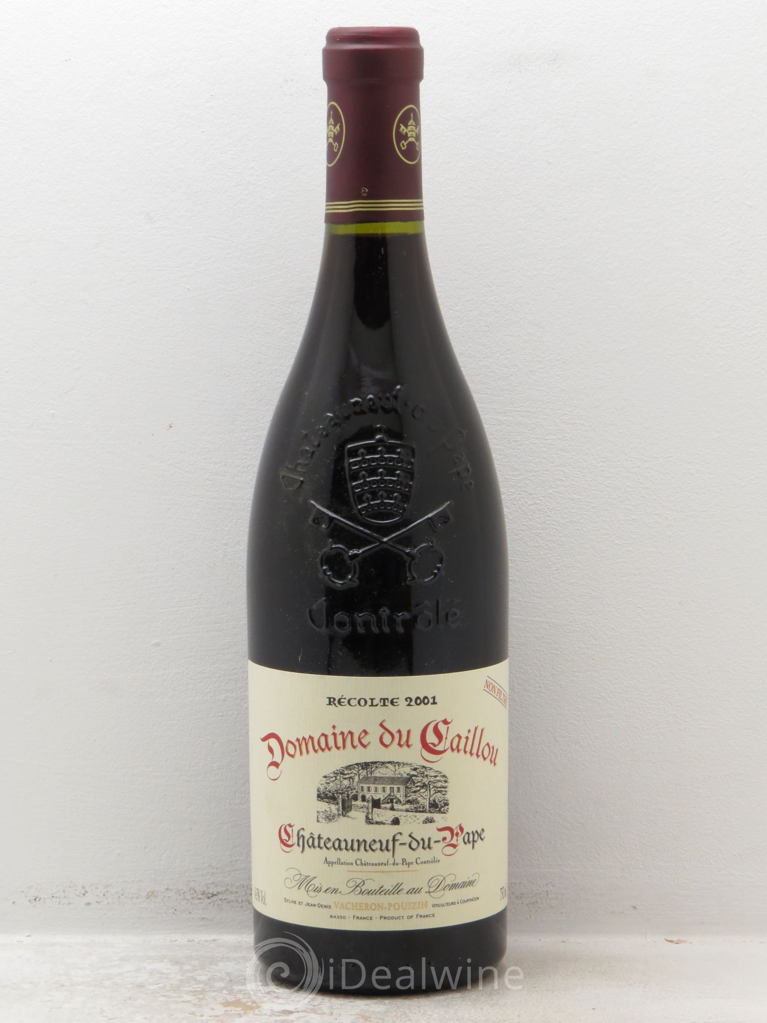 Châteauneuf-du-Pape Domaine du Caillou 2001 - Posten von 1 Flasche - 0