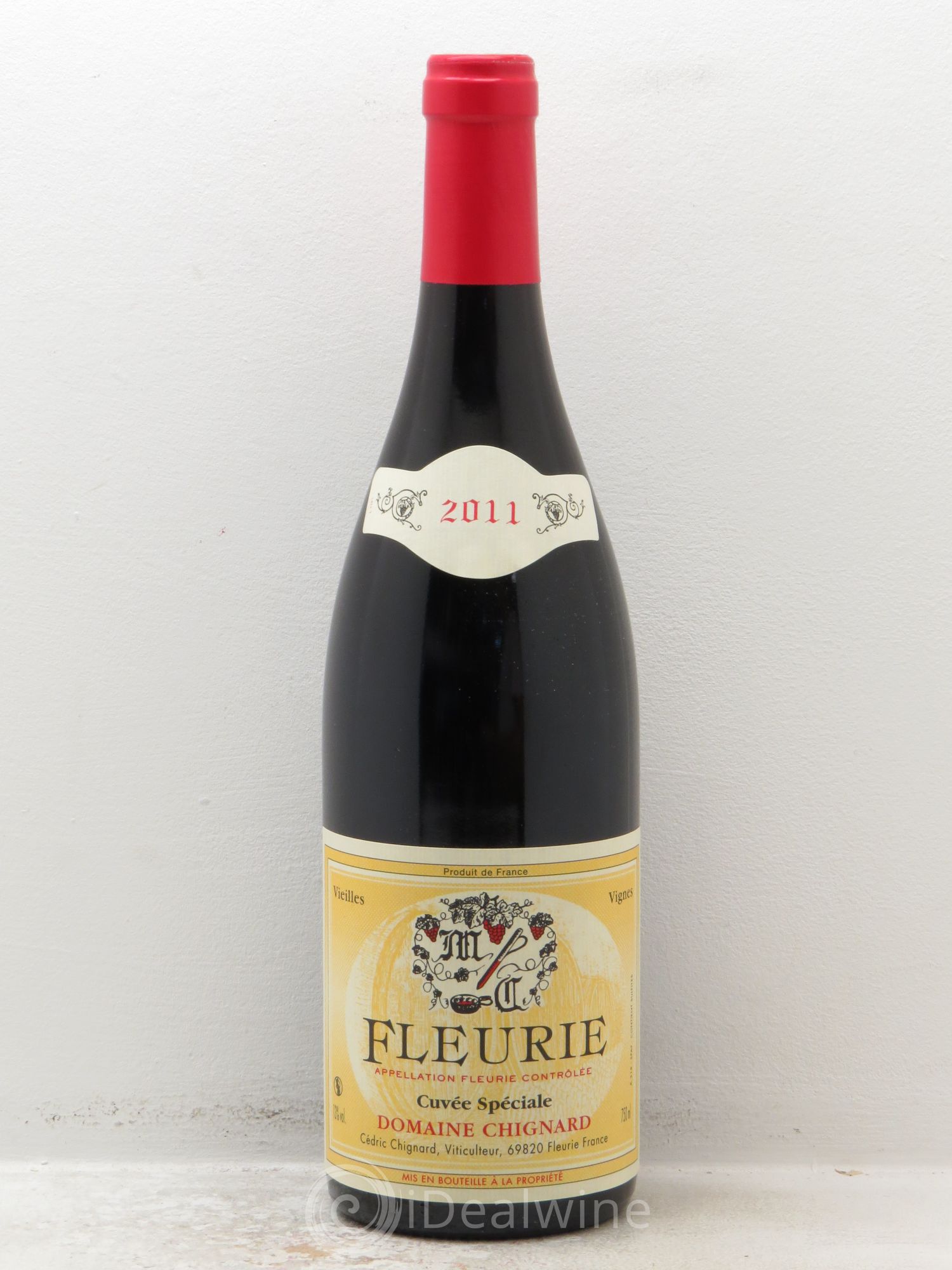 Fleurie Cuvée Spéciale Vieilles Vignes Chignard (Domaine) 2011 - Lot de 1 bouteille - 0