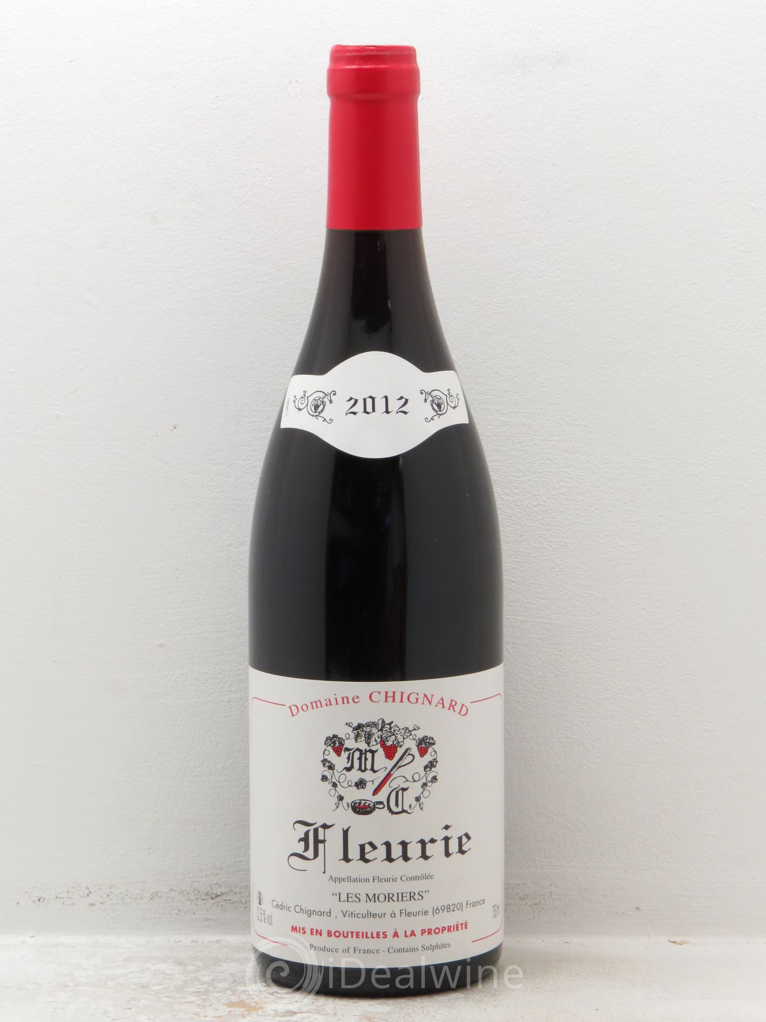 Fleurie Les Moriers Chignard (Domaine) 2012 - Lot de 1 bouteille - 0