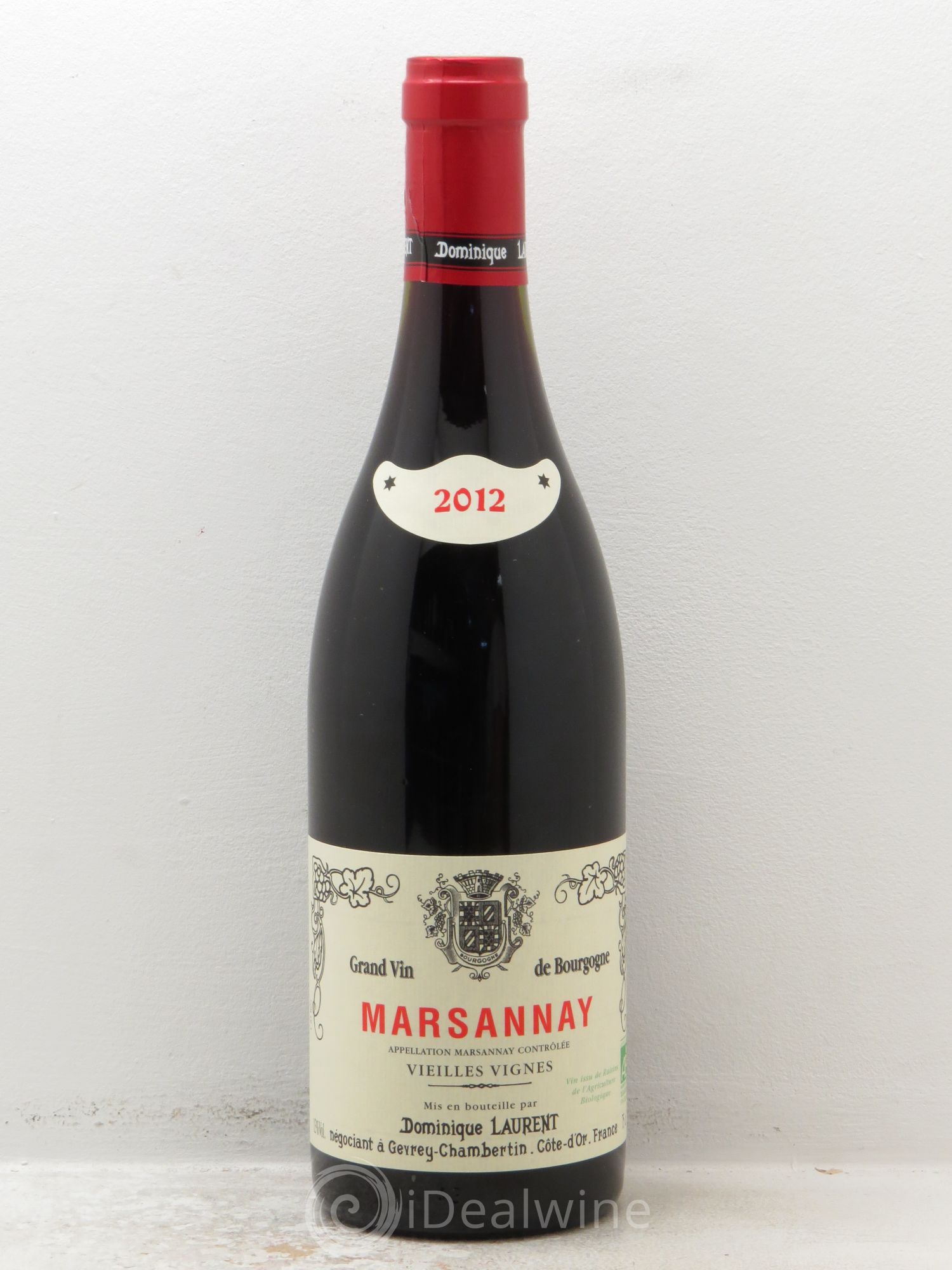 Marsannay Vieilles Vignes Bio Dominique Laurent 2012 - Lot de 1 bouteille - 0