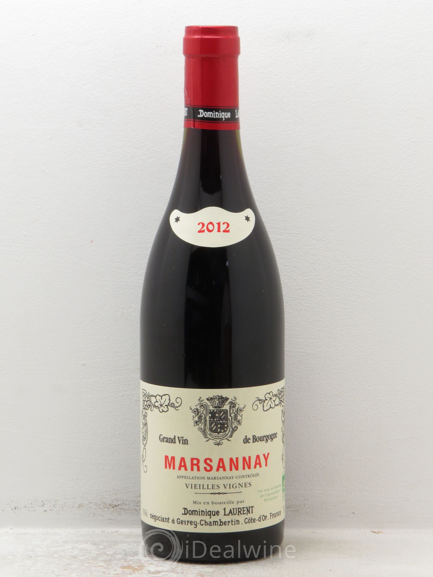 Marsannay Vieilles Vignes Bio Dominique Laurent 2012 - Lot de 1 bouteille - 0