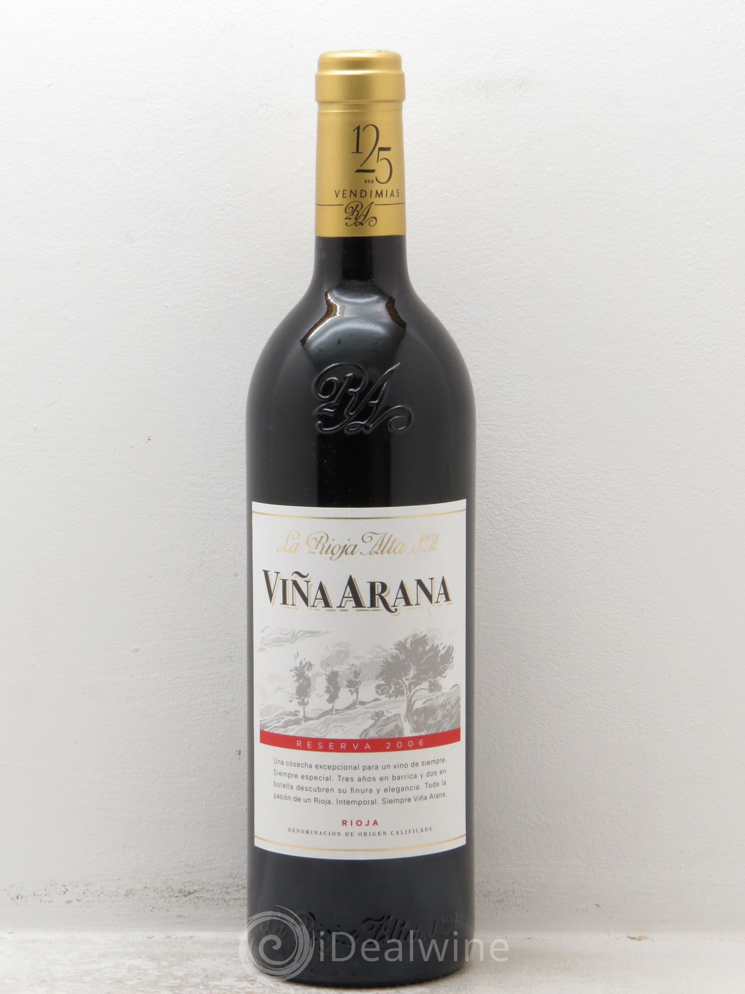 Rioja DOCa Vina Arana Reserva La Rioja Alta 2006 - Lot of 1 bottle - 0