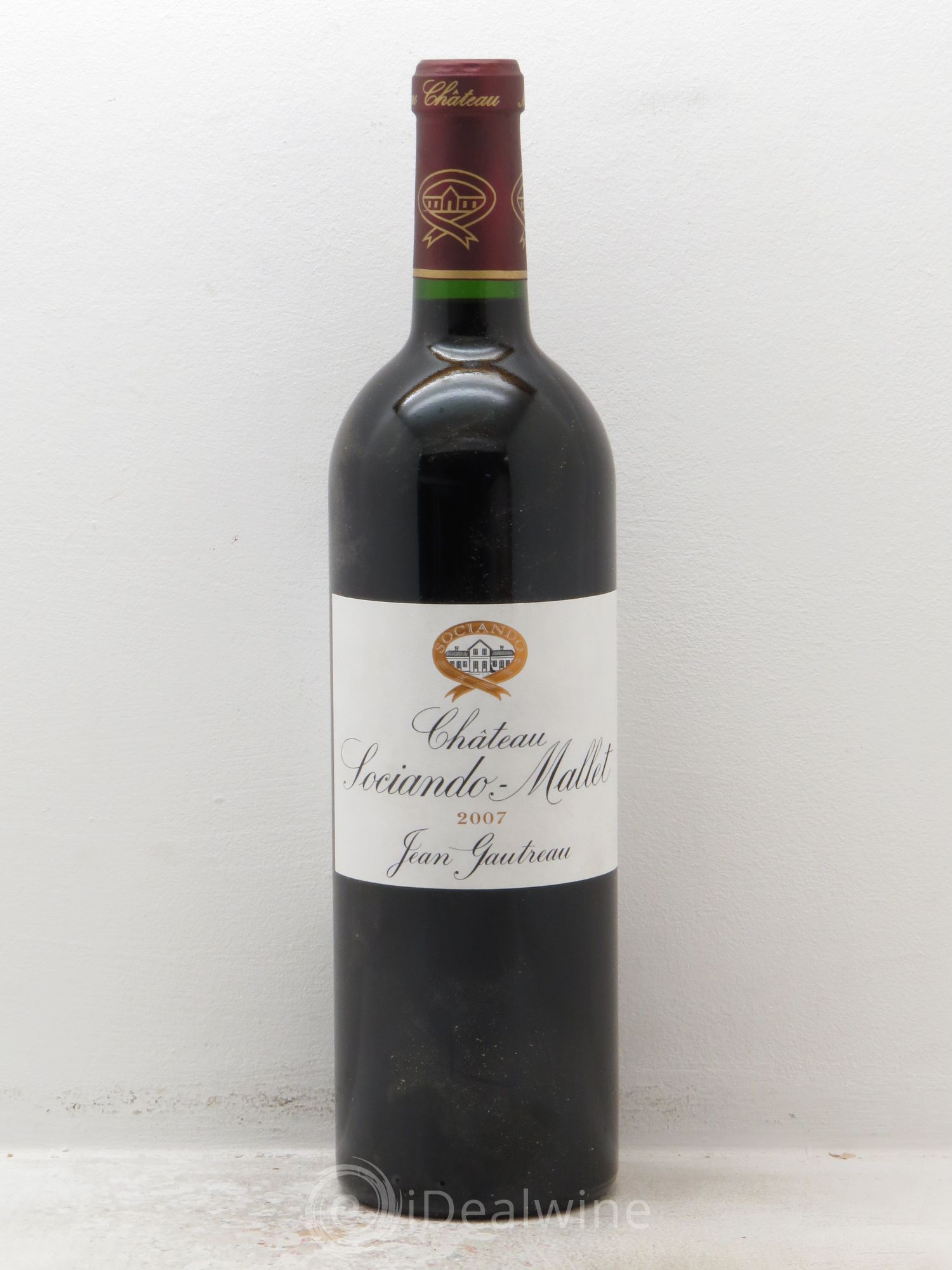 Château Sociando Mallet 2007 - Lot de 1 bouteille - 0