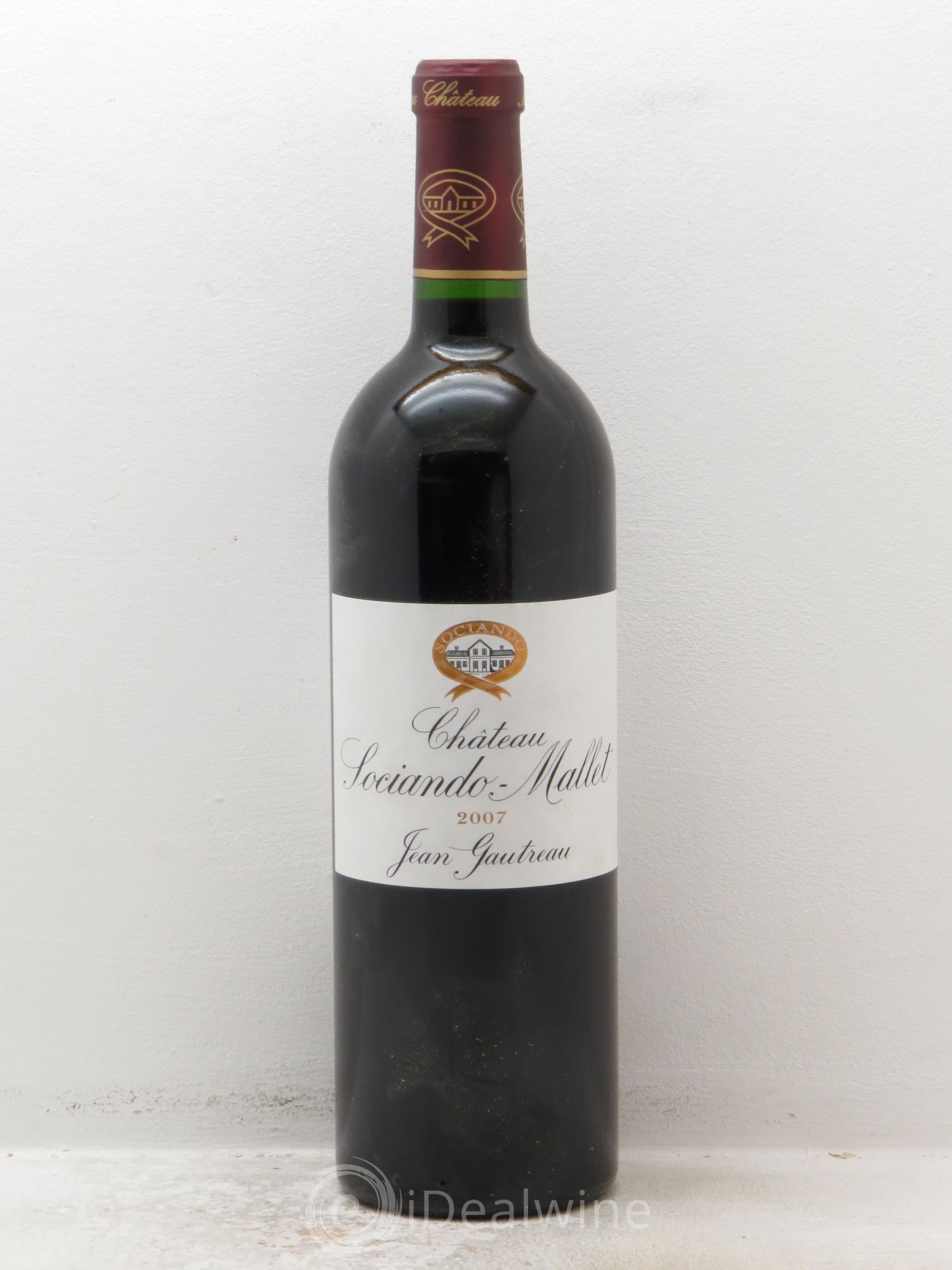 Château Sociando Mallet 2007 - Lot de 1 bouteille - 0