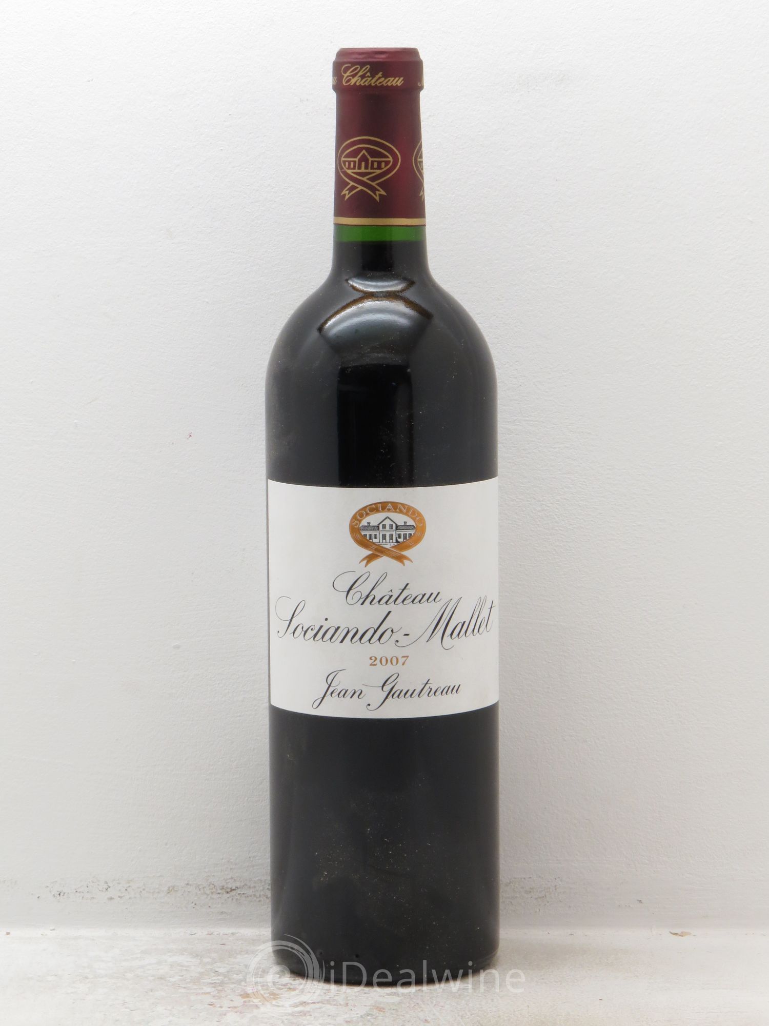 Château Sociando Mallet 2007 - Lot de 1 bouteille - 0