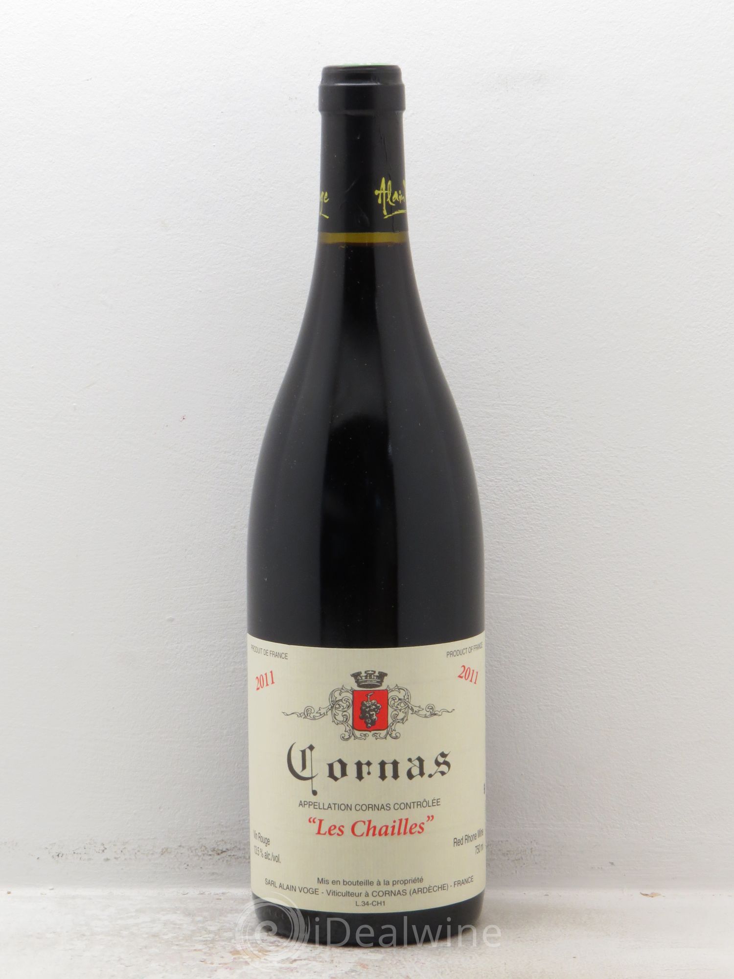 Cornas Les Chailles Alain Voge (Domaine) 2011 - Lot de 1 bouteille - 0