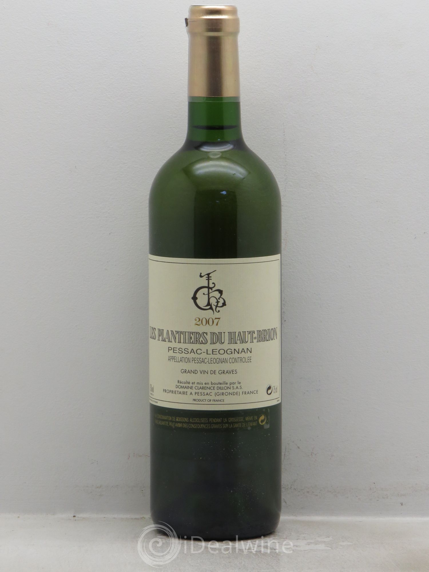 Les Hauts de Smith Second Vin Les Plantiers du Haut Brion 2007 - Posten von 1 Flasche - 0