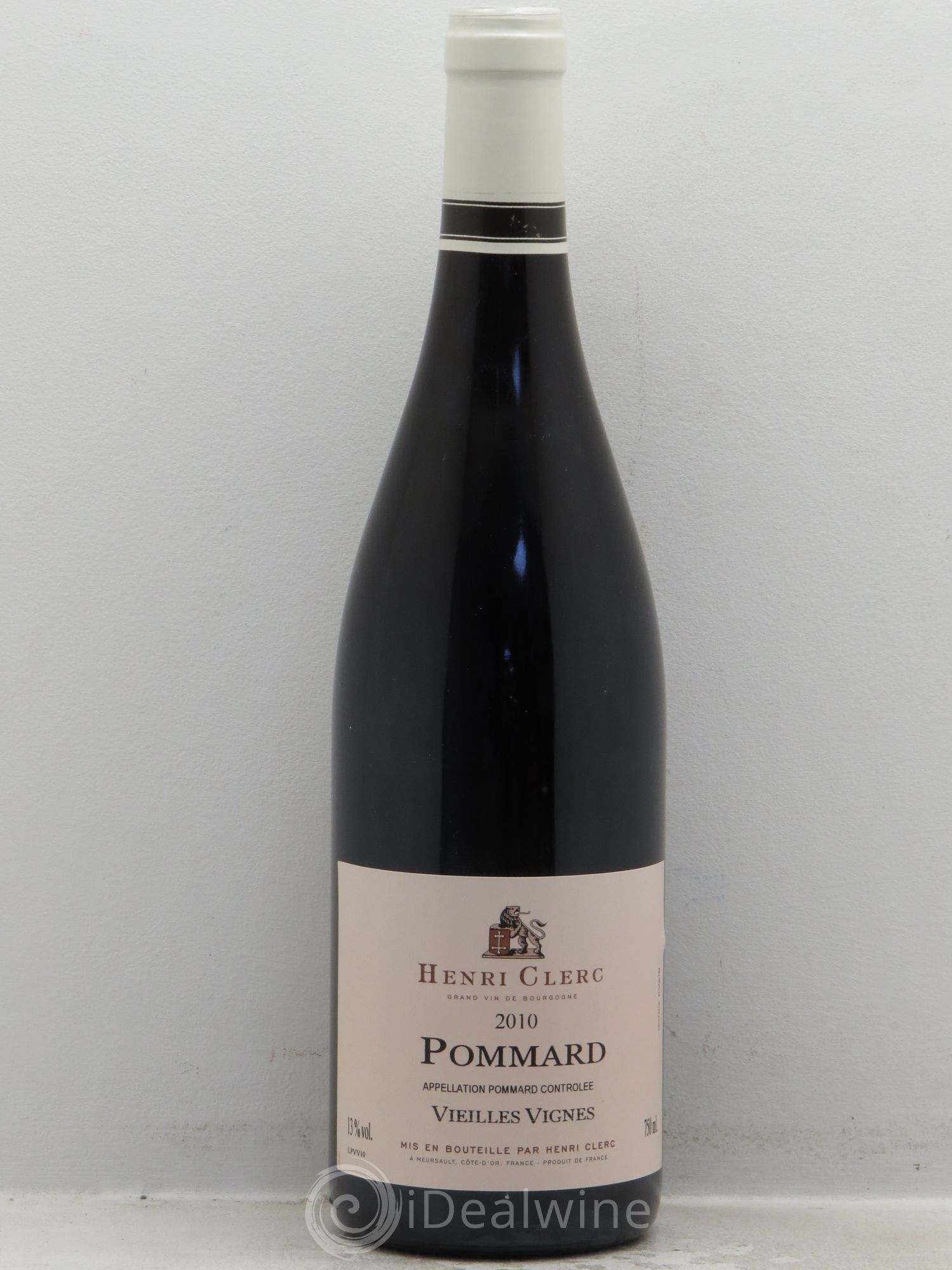 Pommard Vieilles Vignes Henri Clerc 2010 - Lot de 1 bouteille - 0