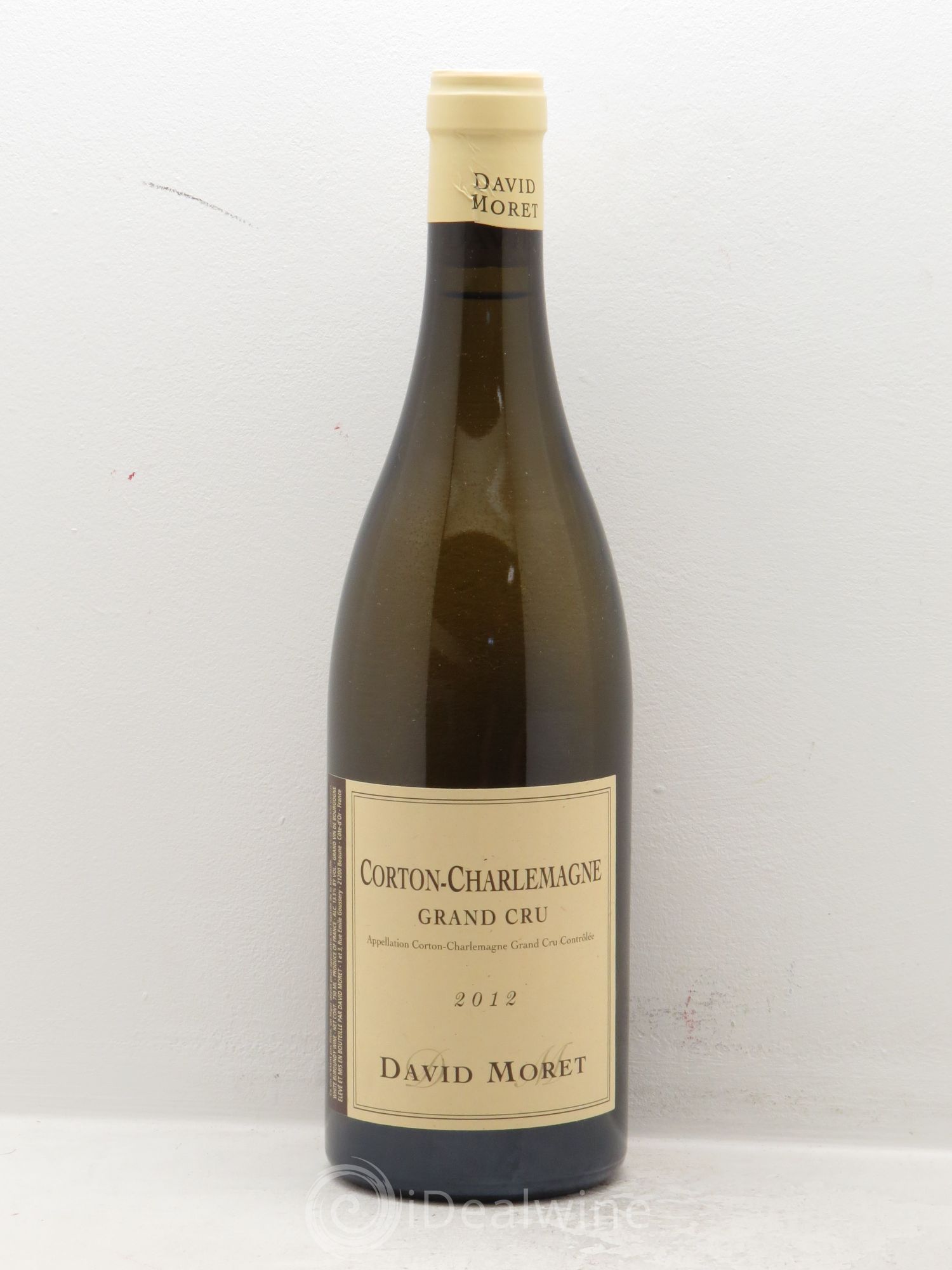 Corton-Charlemagne Grand Cru David Moret (Domaine) 2012 - Lot de 1 bouteille - 0