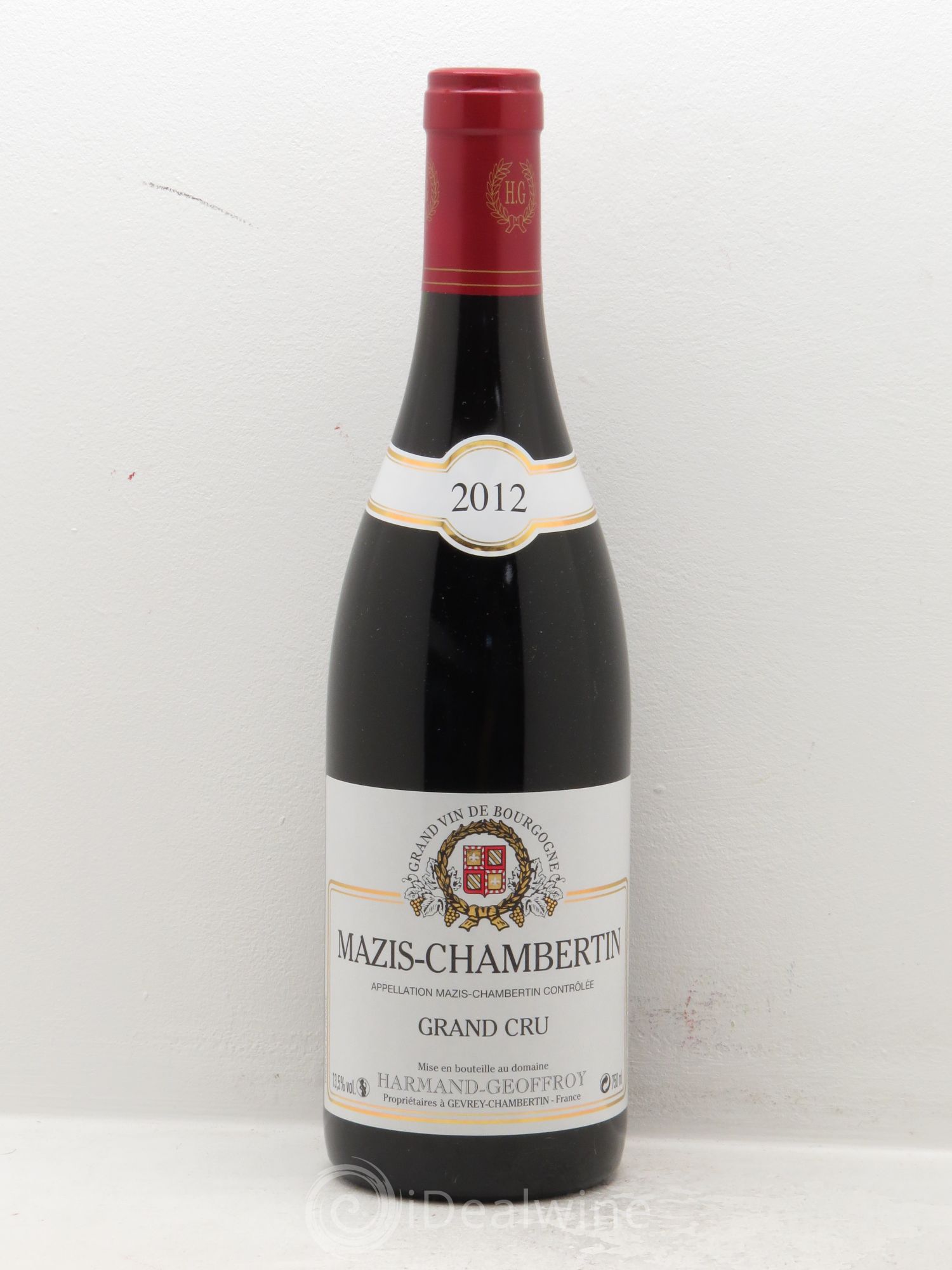 Mazis-Chambertin Grand Cru Domaine Harmand-Geoffroy 2012 - Posten von 1 Flasche - 0