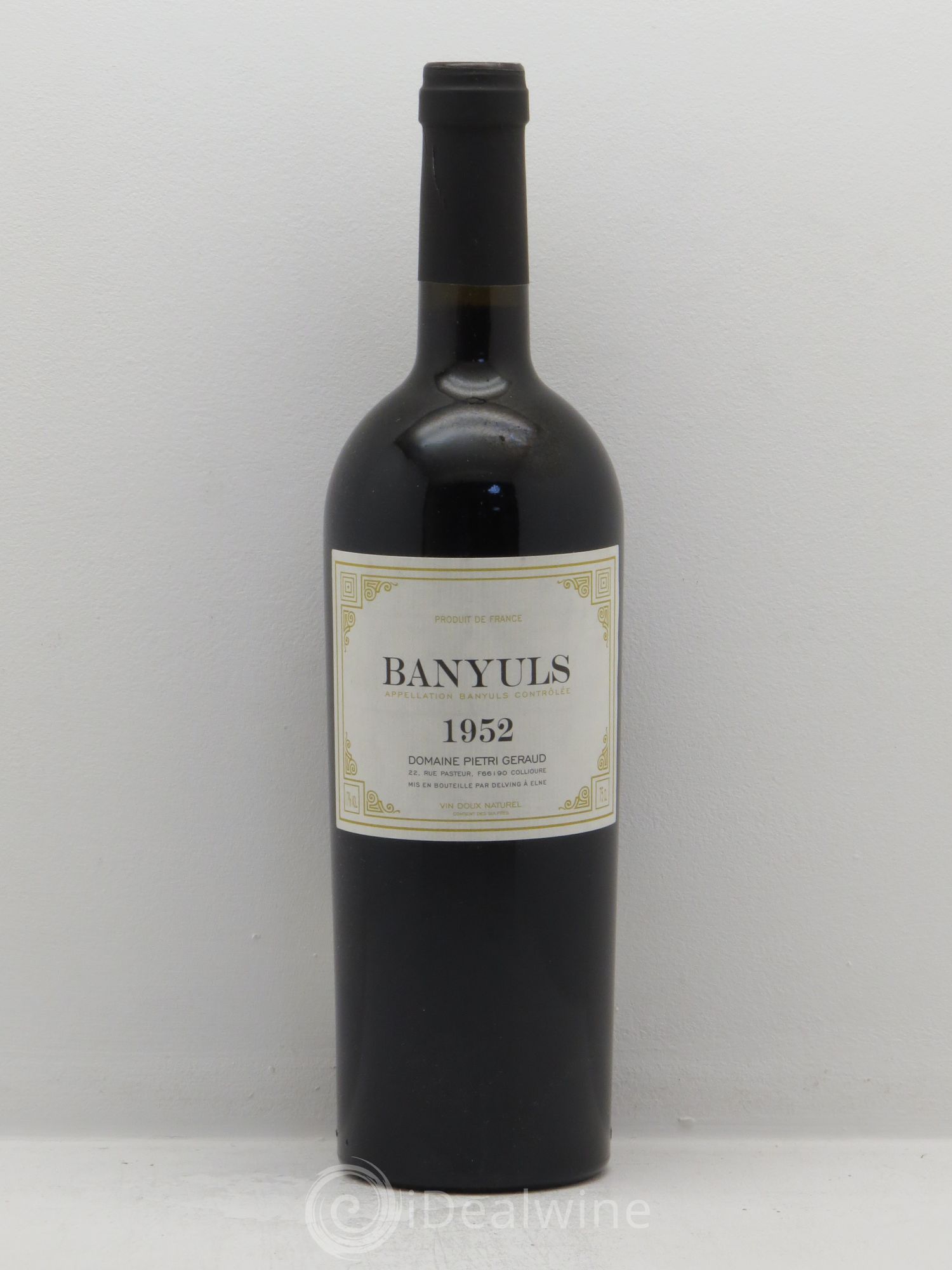Banyuls Pietri Geraud (Domaine) 1952 - Lot de 1 bouteille - 0