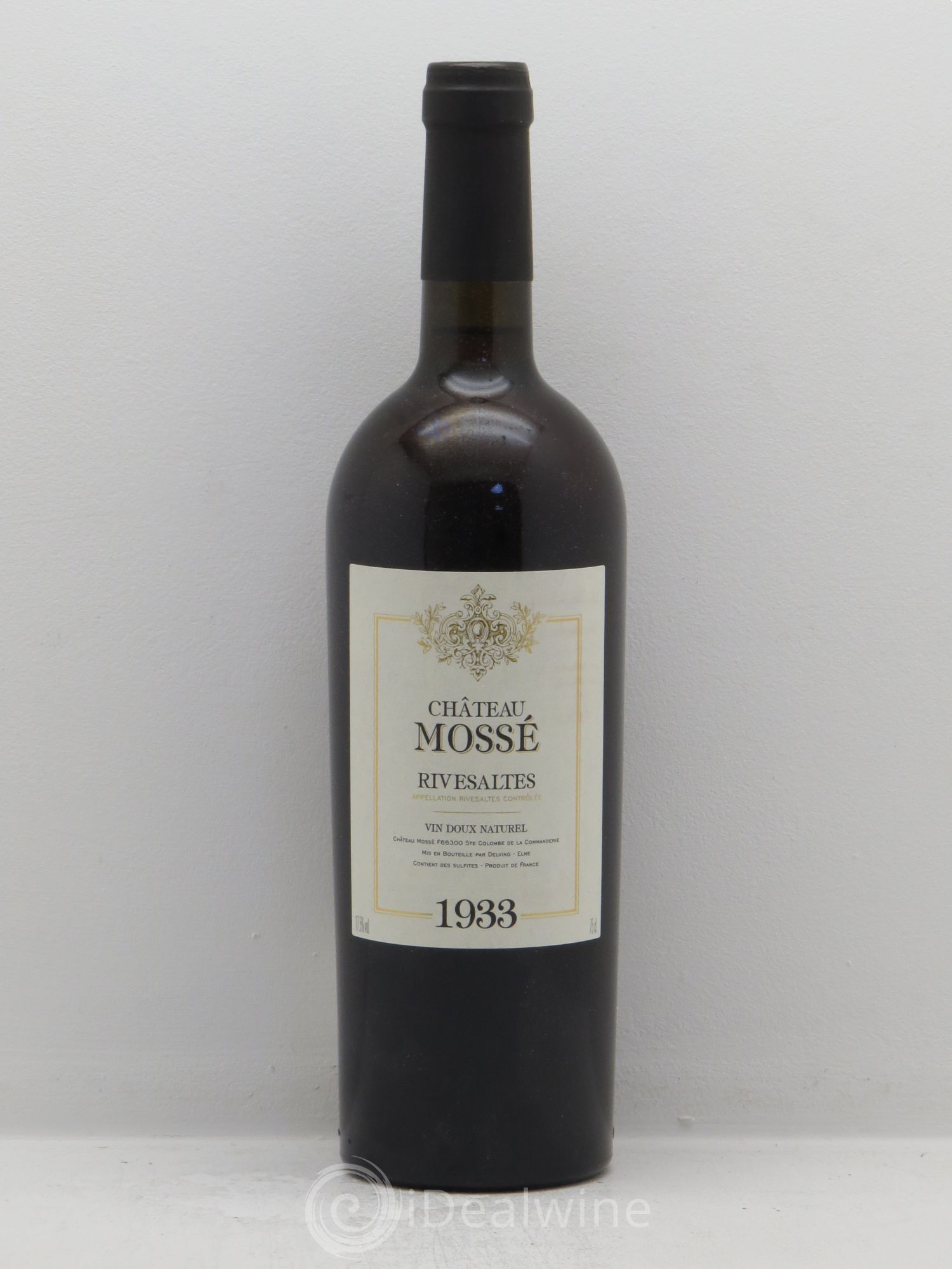 Rivesaltes Château Mossé 1933 - Posten von 1 Flasche - 0