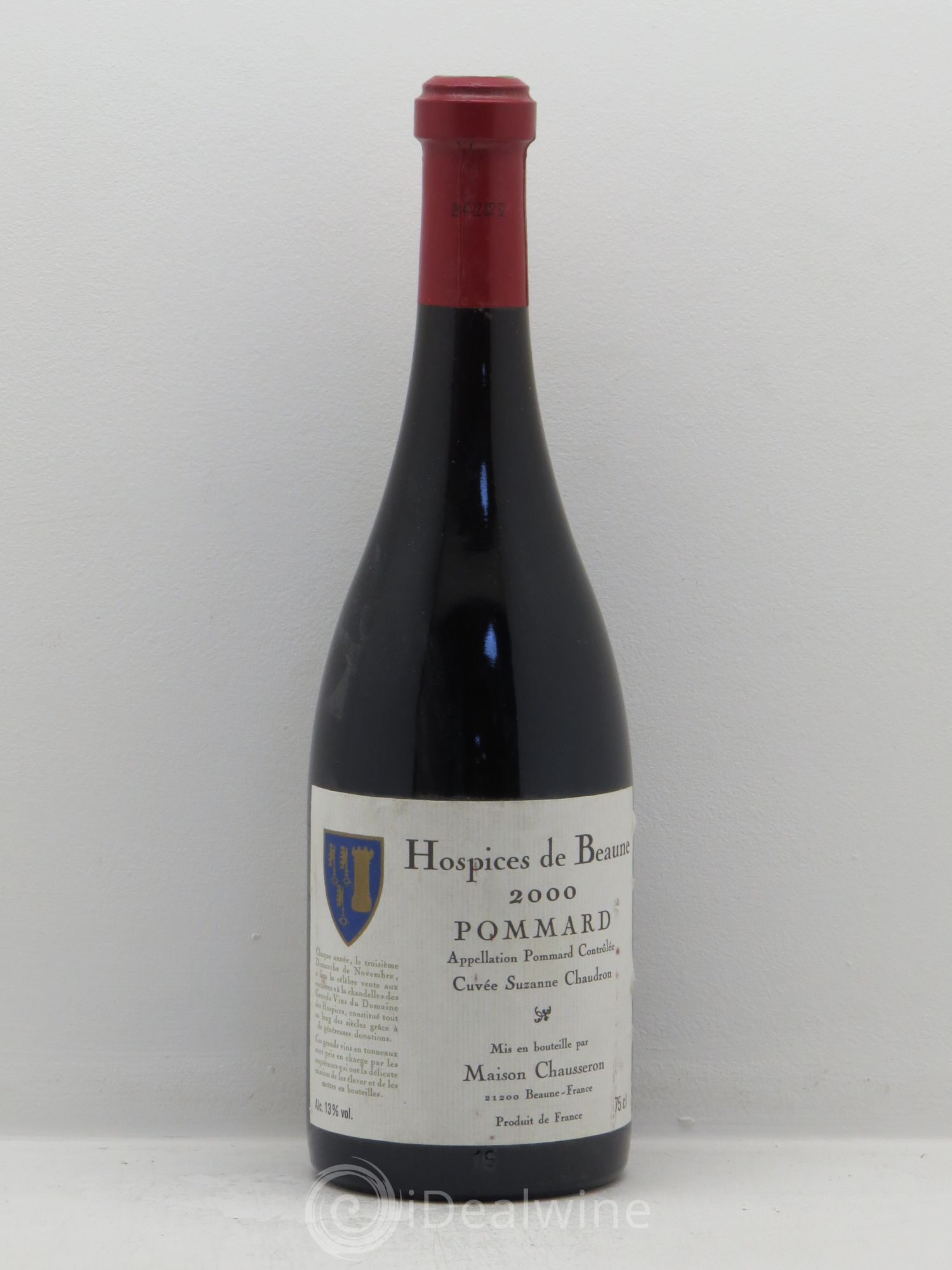 Pommard Cuvée Suzanne Chaudron Maison Chausseron Hospices de Beaune 2000 - Posten von 1 Flasche - 0