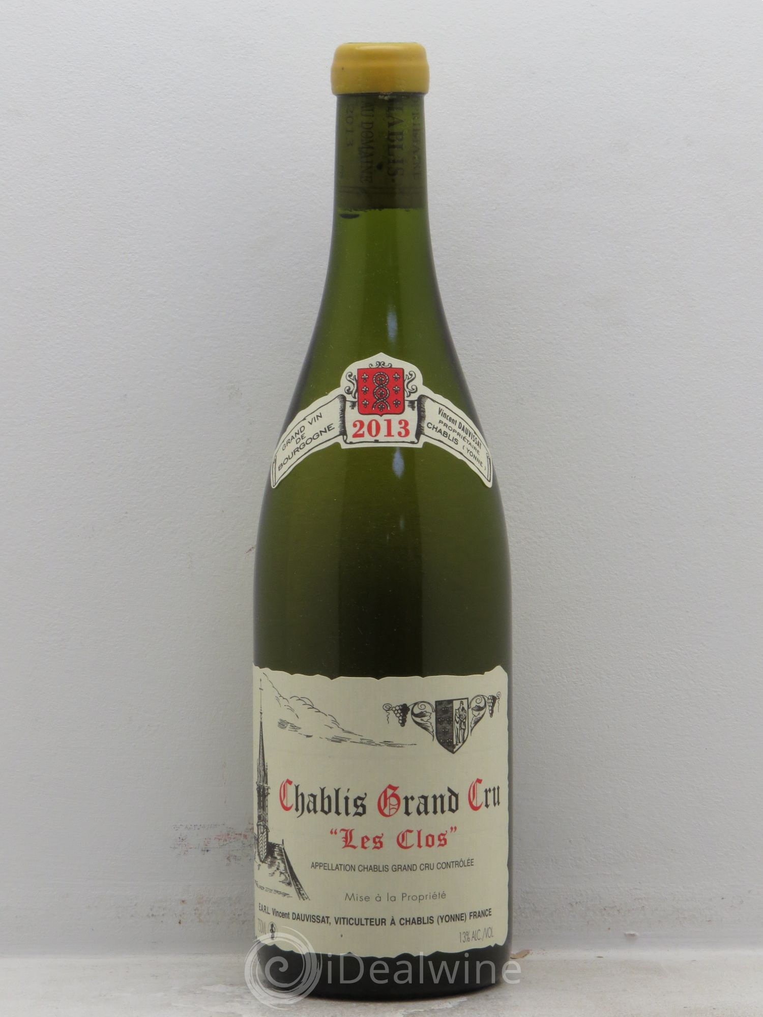 Chablis Grand Cru Les Clos Vincent Dauvissat (Domaine) 2013 - Lot de 1 bouteille - 0