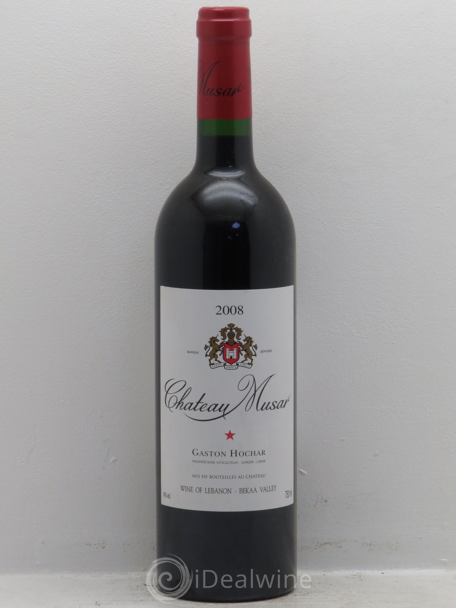 Château Musar Serge Hochar 2008 - Lot de 1 bouteille - 0