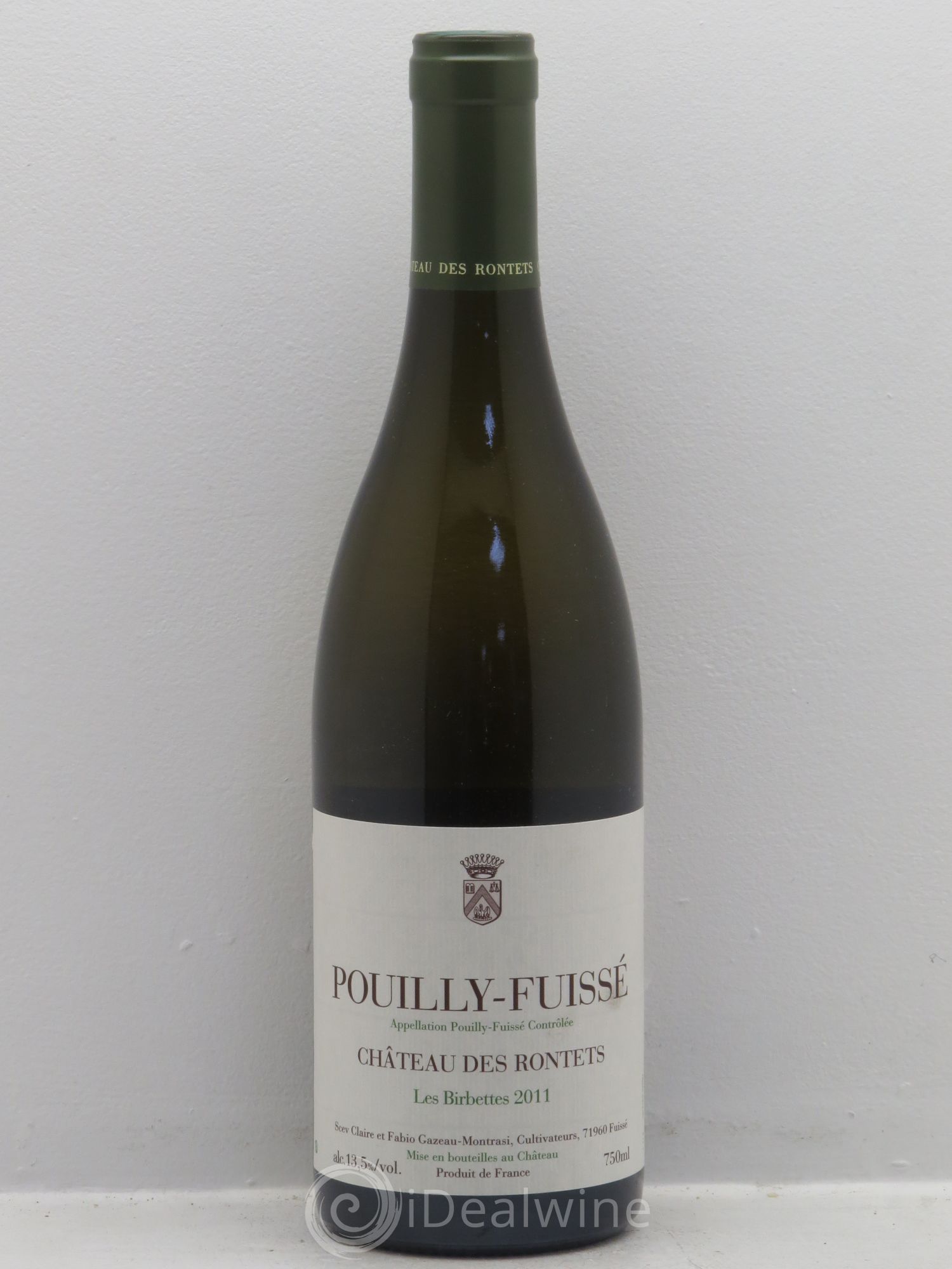 Pouilly-Fuissé Les Birbettes Château des Rontets 2011 - Lot de 1 bouteille - 0