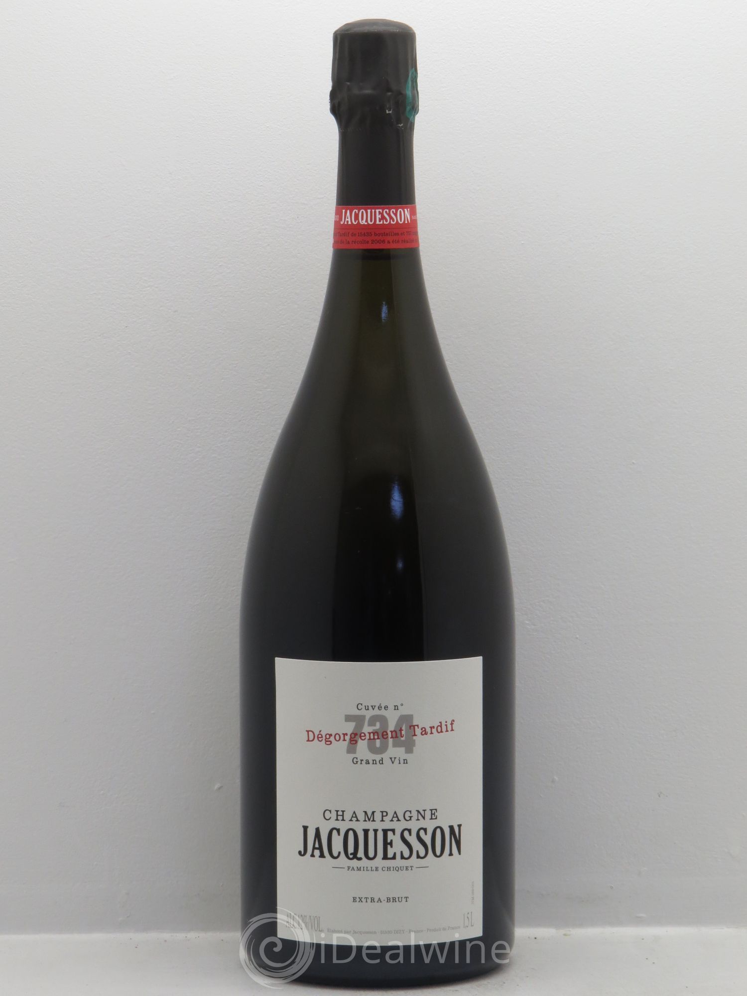 Cuvée 734 DT (Dégorgement Tardif) Jacquesson - Lot de 1 magnum - 0