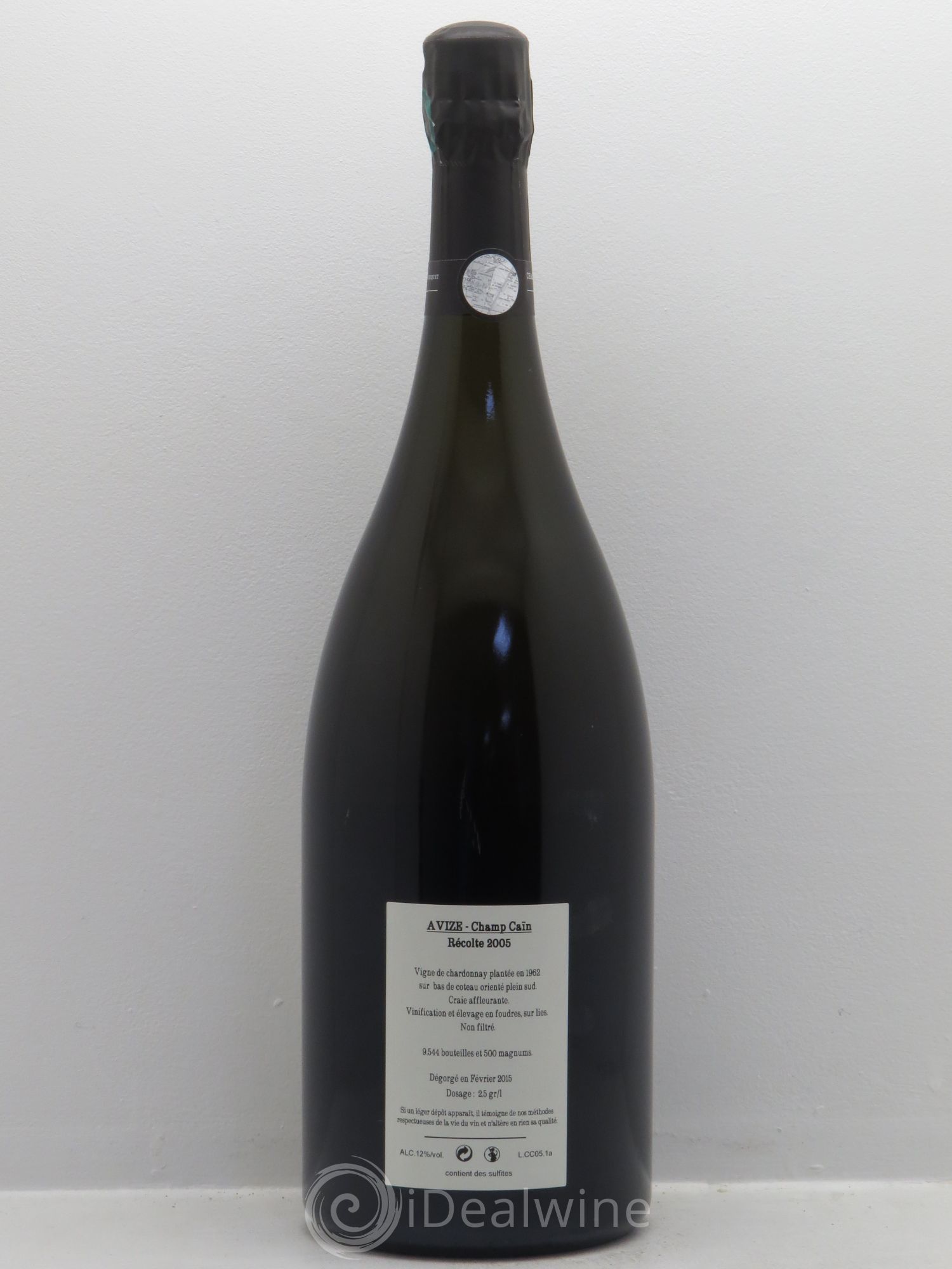 Avize Champ Caïn Extra-Brut Jacquesson 2005 - Lot de 1 magnum - 1