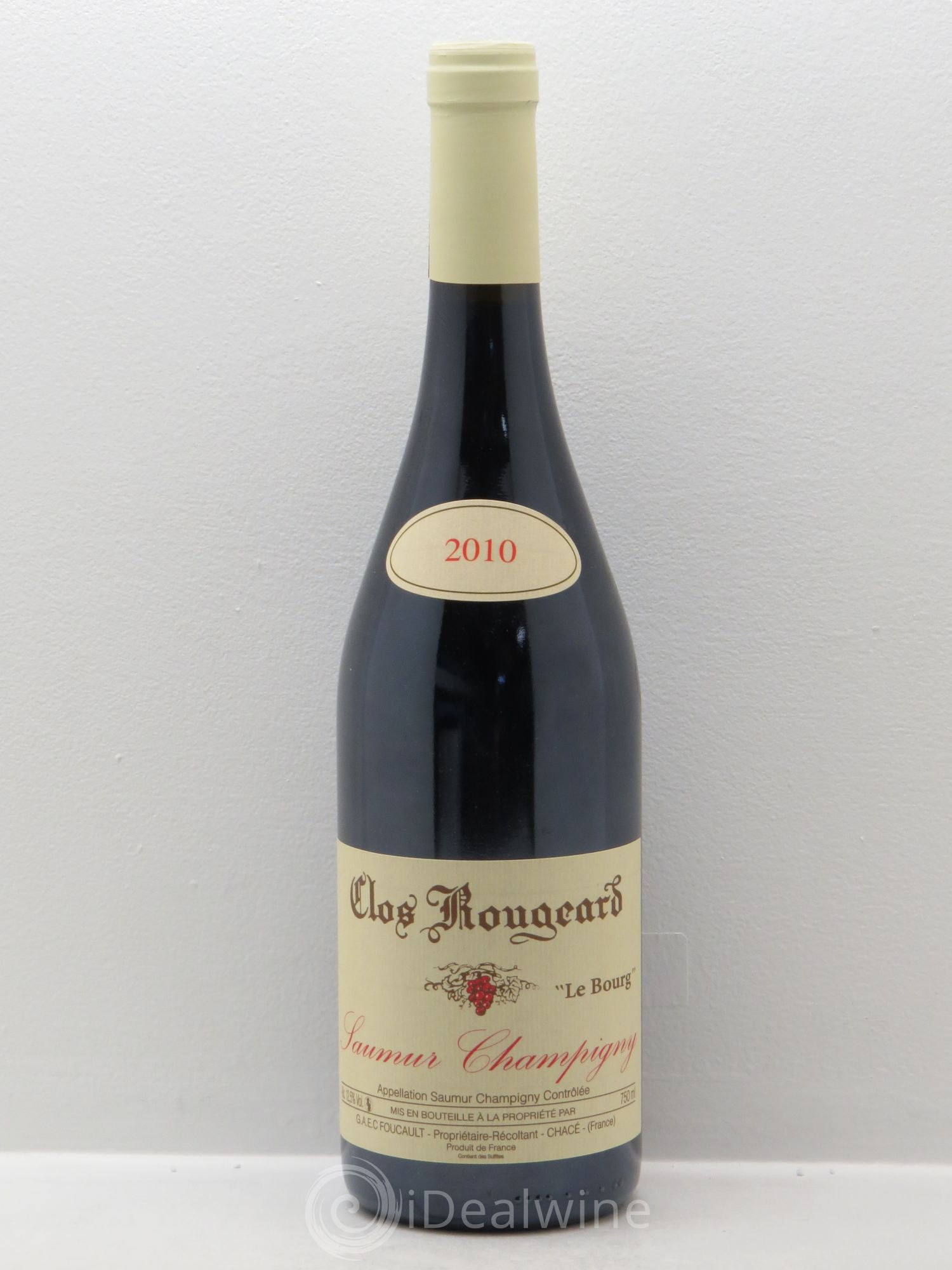 Saumur-Champigny Le Bourg Clos Rougeard 2010 - Lot de 1 bouteille - 0
