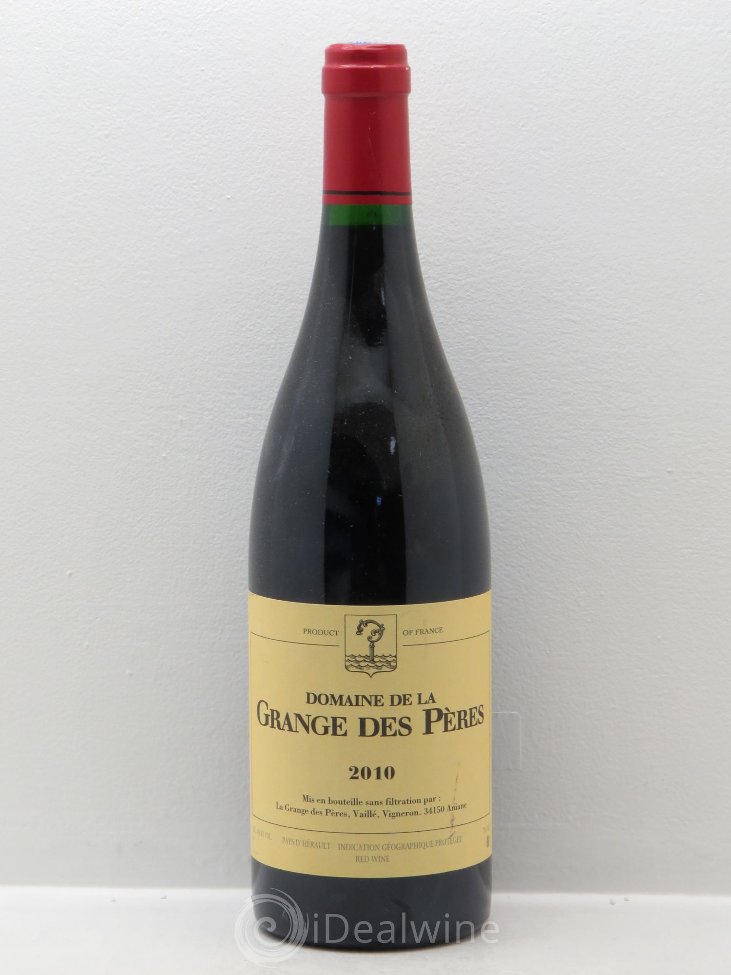 Pays d'Hérault Grange des Pères Laurent Vaillé 2010 - Lot de 1 bouteille - 0