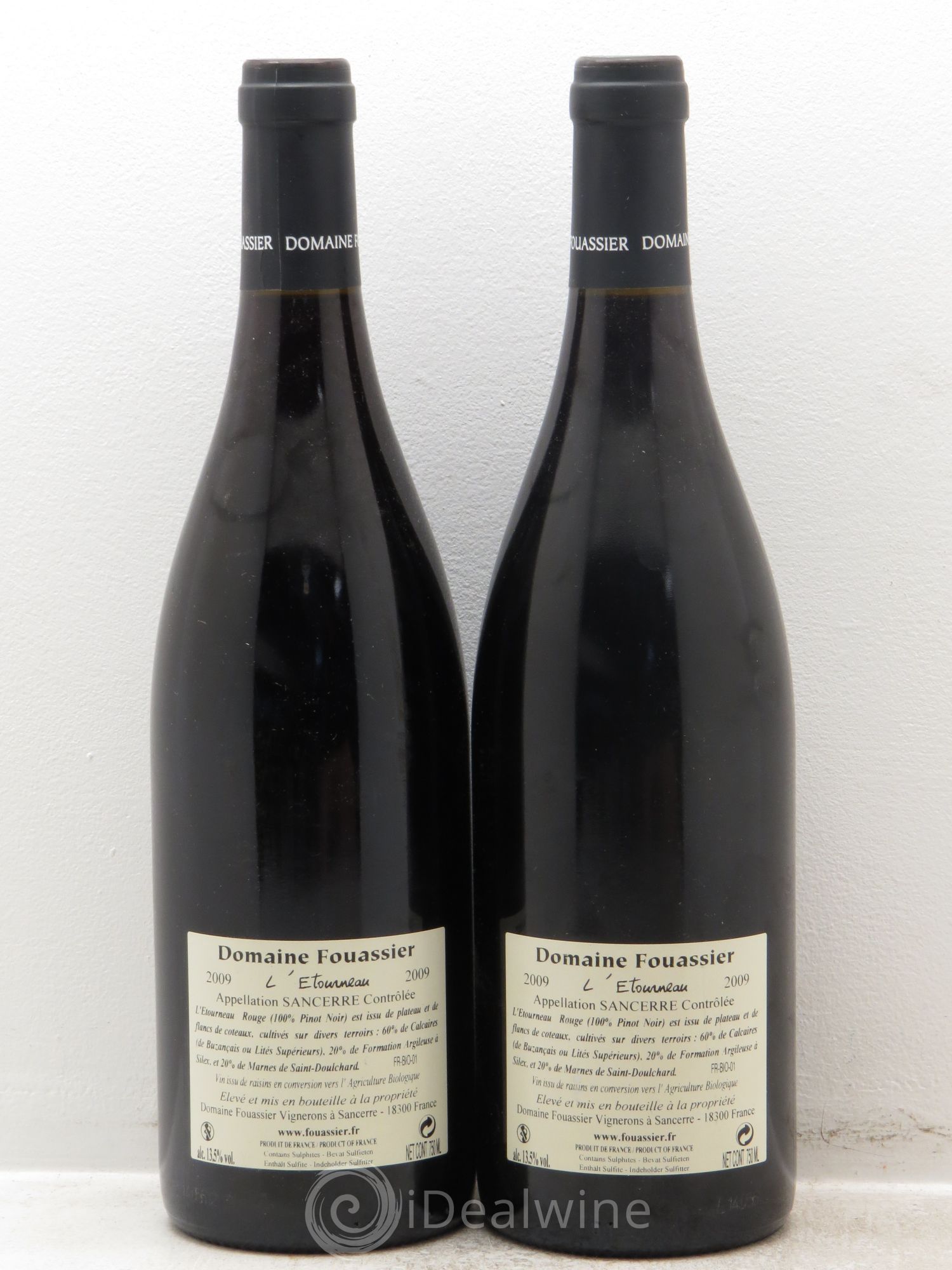 Sancerre L'Etourneau Fouassier (Domaine) 2009 - Lot de 2 bouteilles - 1