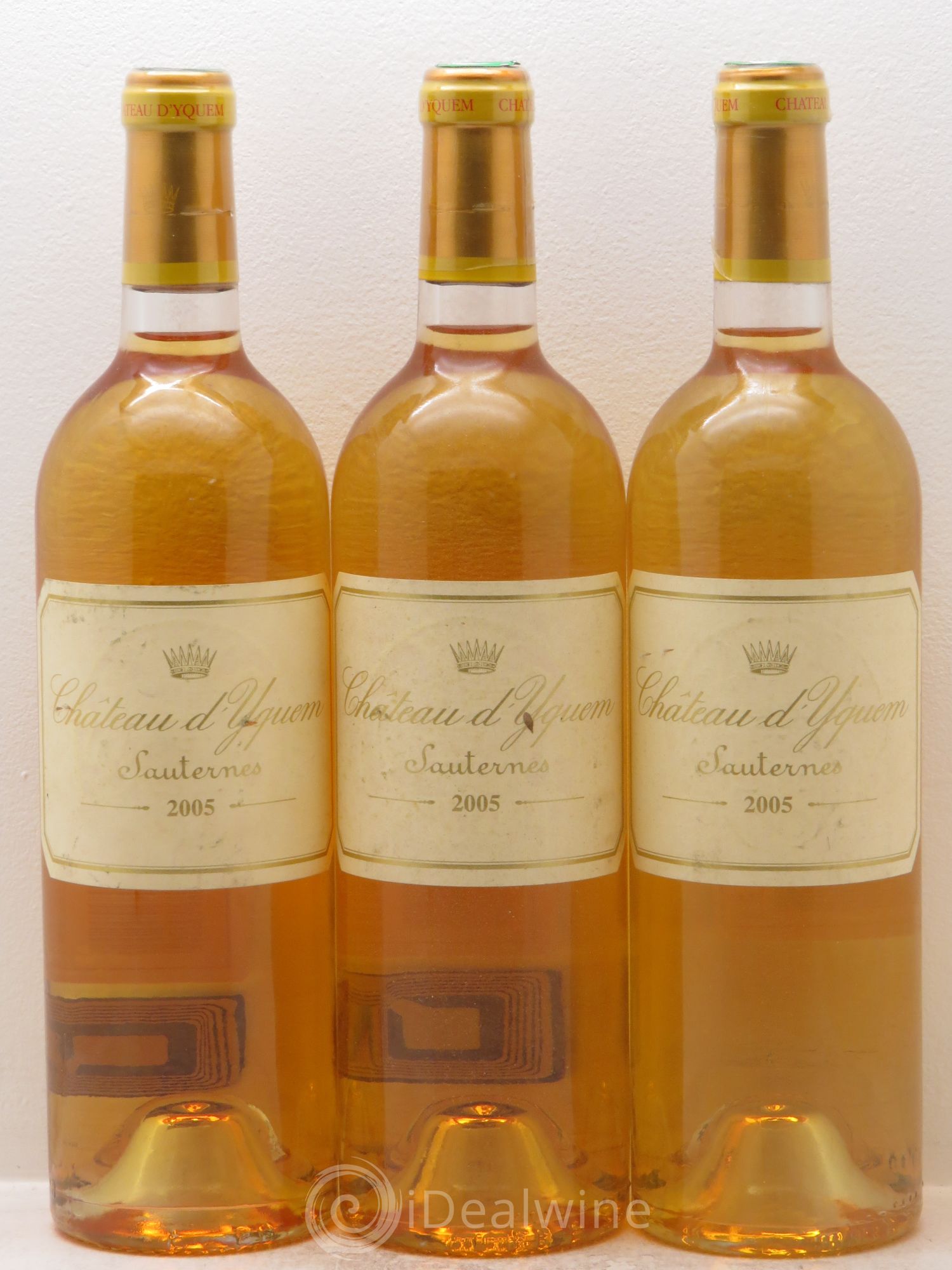 Château d' Yquem 1er Cru Classé Supérieur 2005 - Lotto di 3 bottiglie - 0