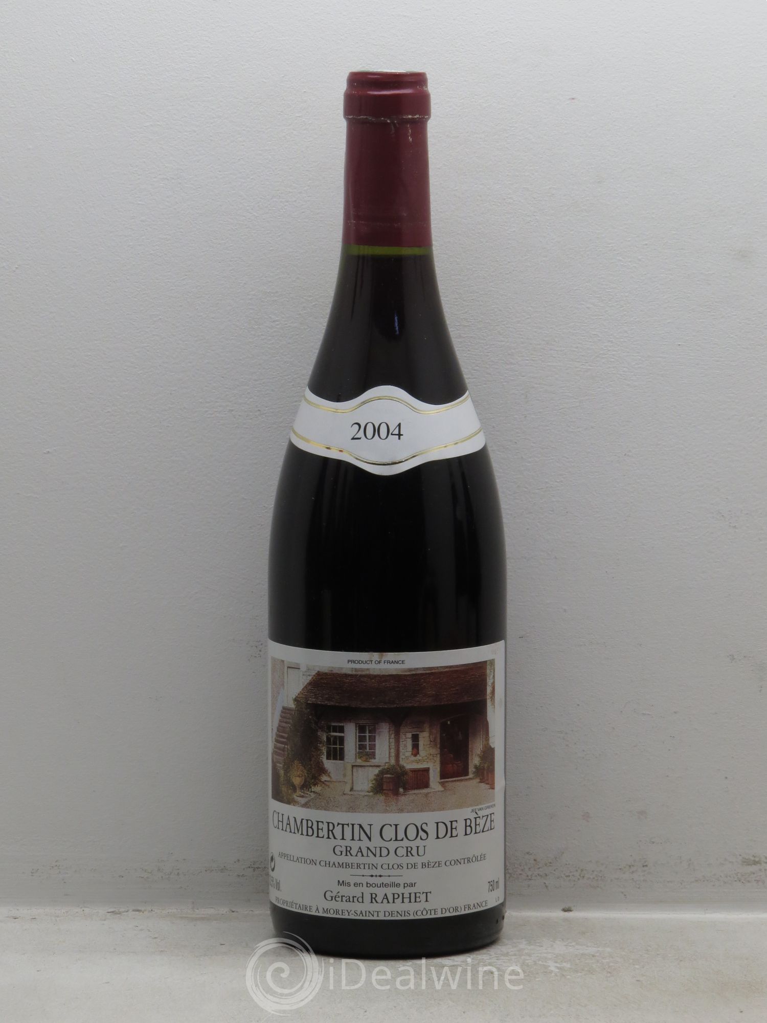 Chambertin Clos de Bèze Grand Cru Gérard Raphet 2004 - Lot de 1 bouteille - 0