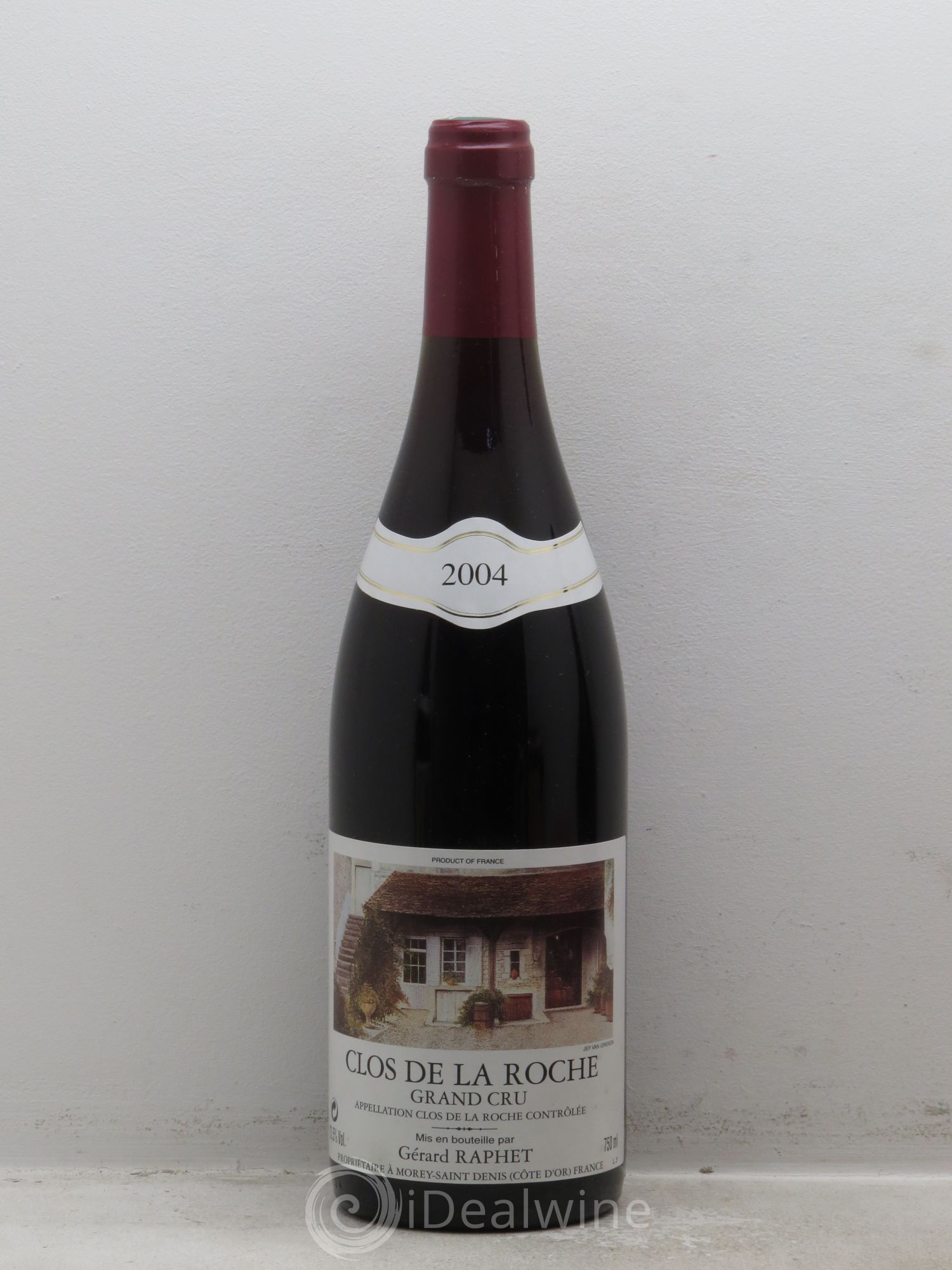 Clos de la Roche Grand Cru Domaine Gérard Raphet 2004 - Posten von 1 Flasche - 0