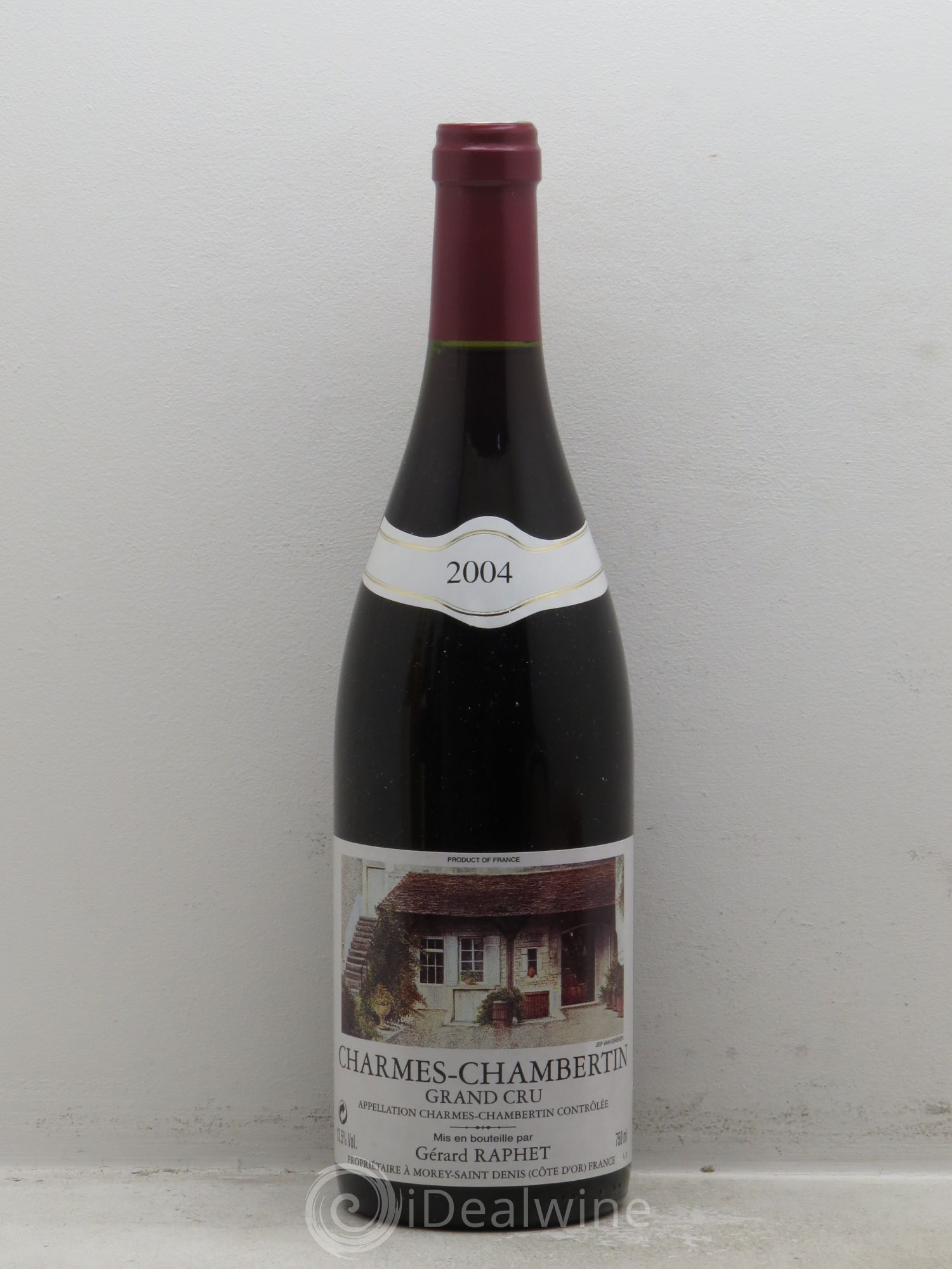 Charmes-Chambertin Grand Cru Gérard Raphet 2004 - Lot de 1 bouteille - 0