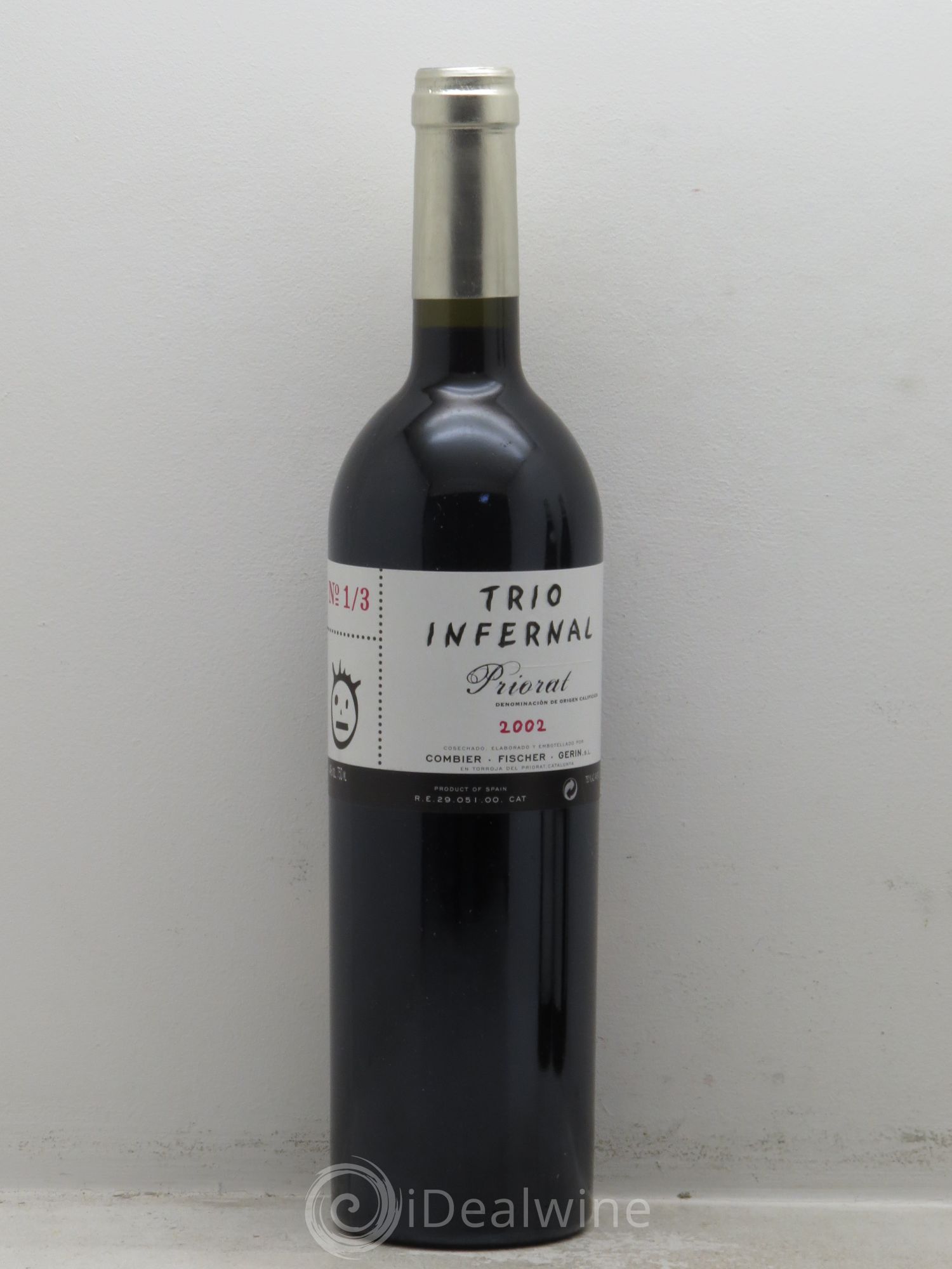 Priorat Trio infernal DOCA N°1-3 Laurent Combier - Peter Fischer - Jean Michel Gerin 2002 - Lot de 1 bouteille - 0