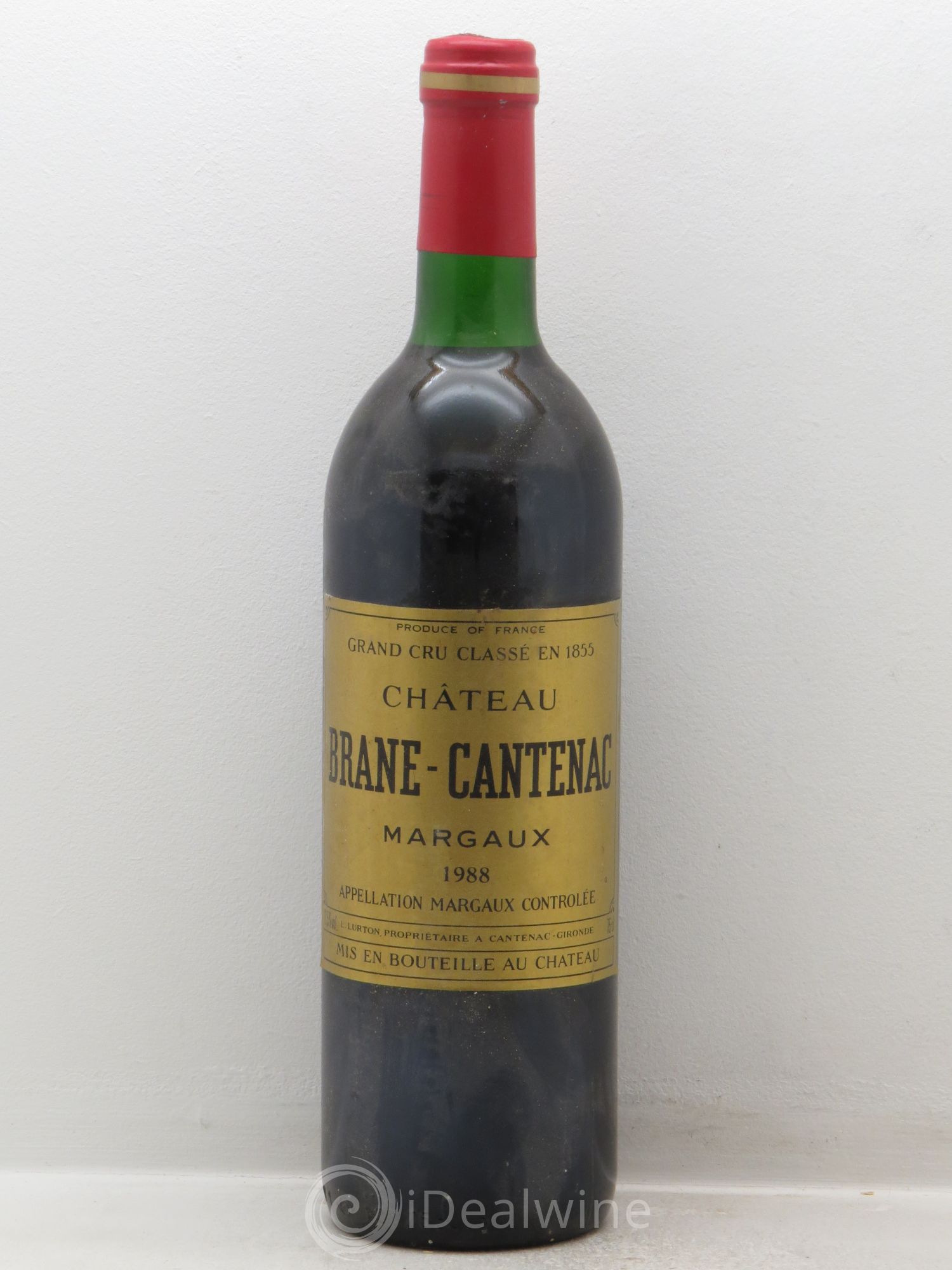 Château Brane Cantenac 2ème Grand Cru Classé 1988 - Lot de 1 bouteille - 0