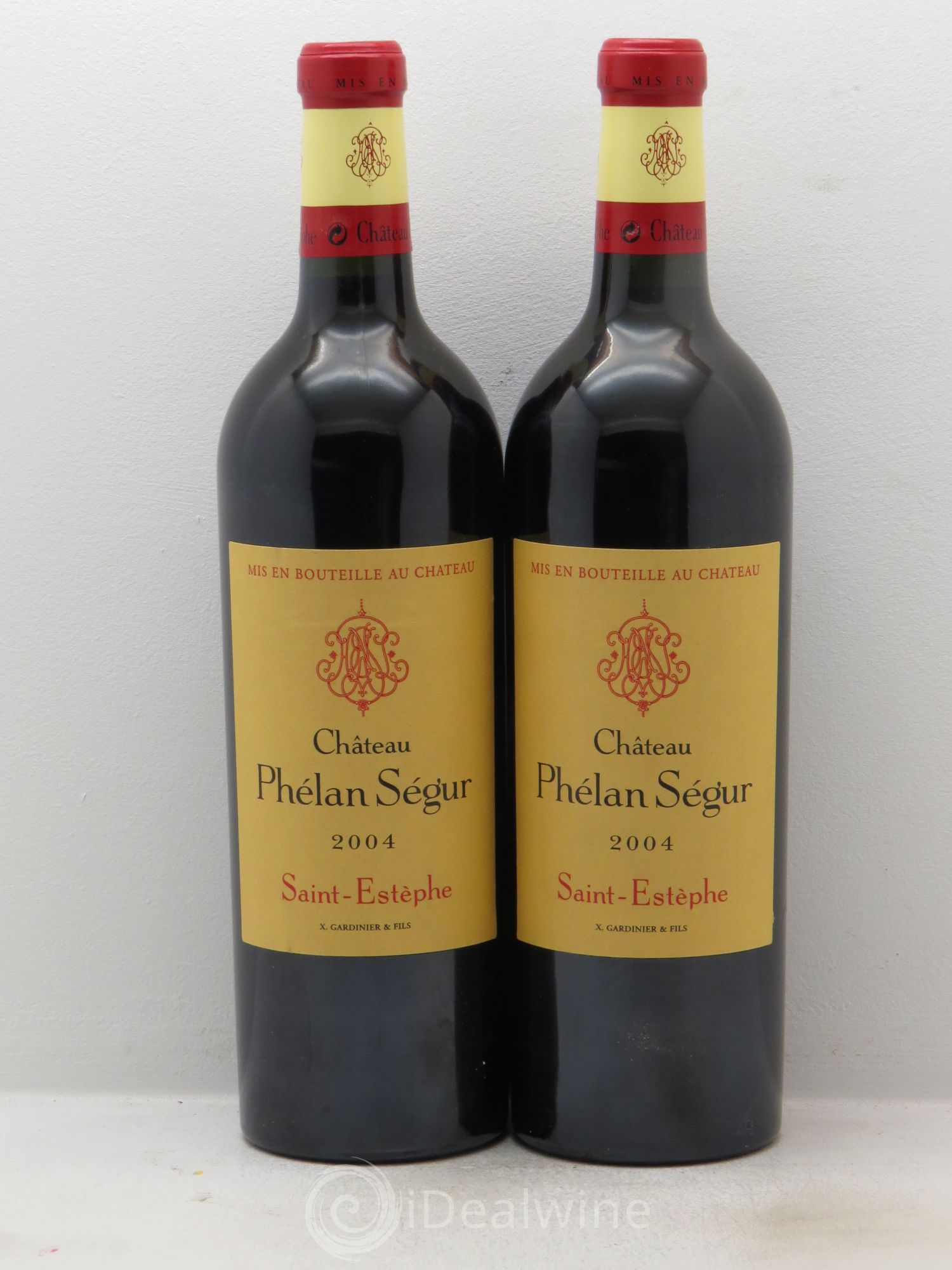 Château Phélan Ségur 2004 - Lot de 2 bouteilles - 0