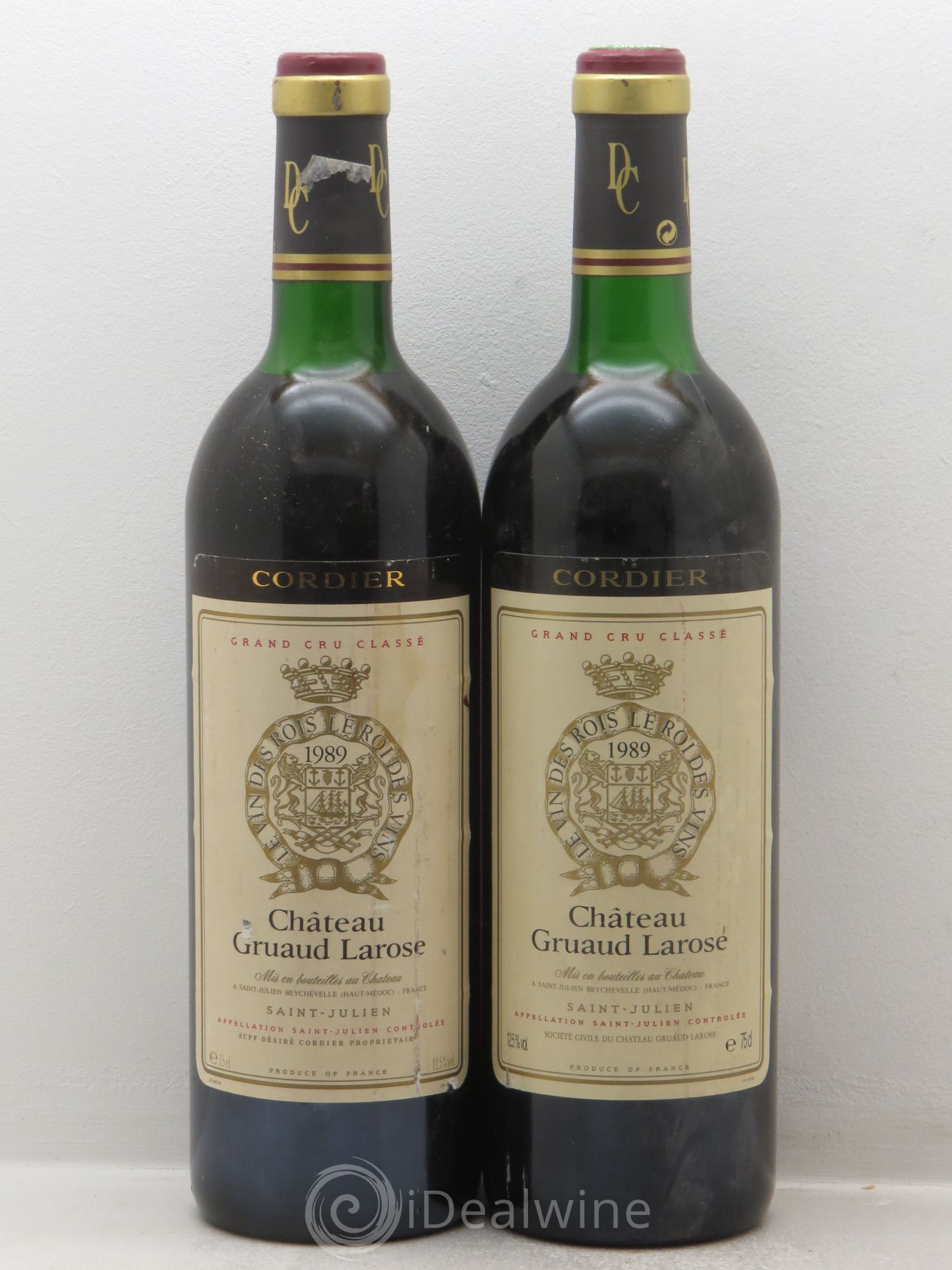 Château Gruaud Larose 2ème Grand Cru Classé 1989 - Lot de 2 bouteilles - 0