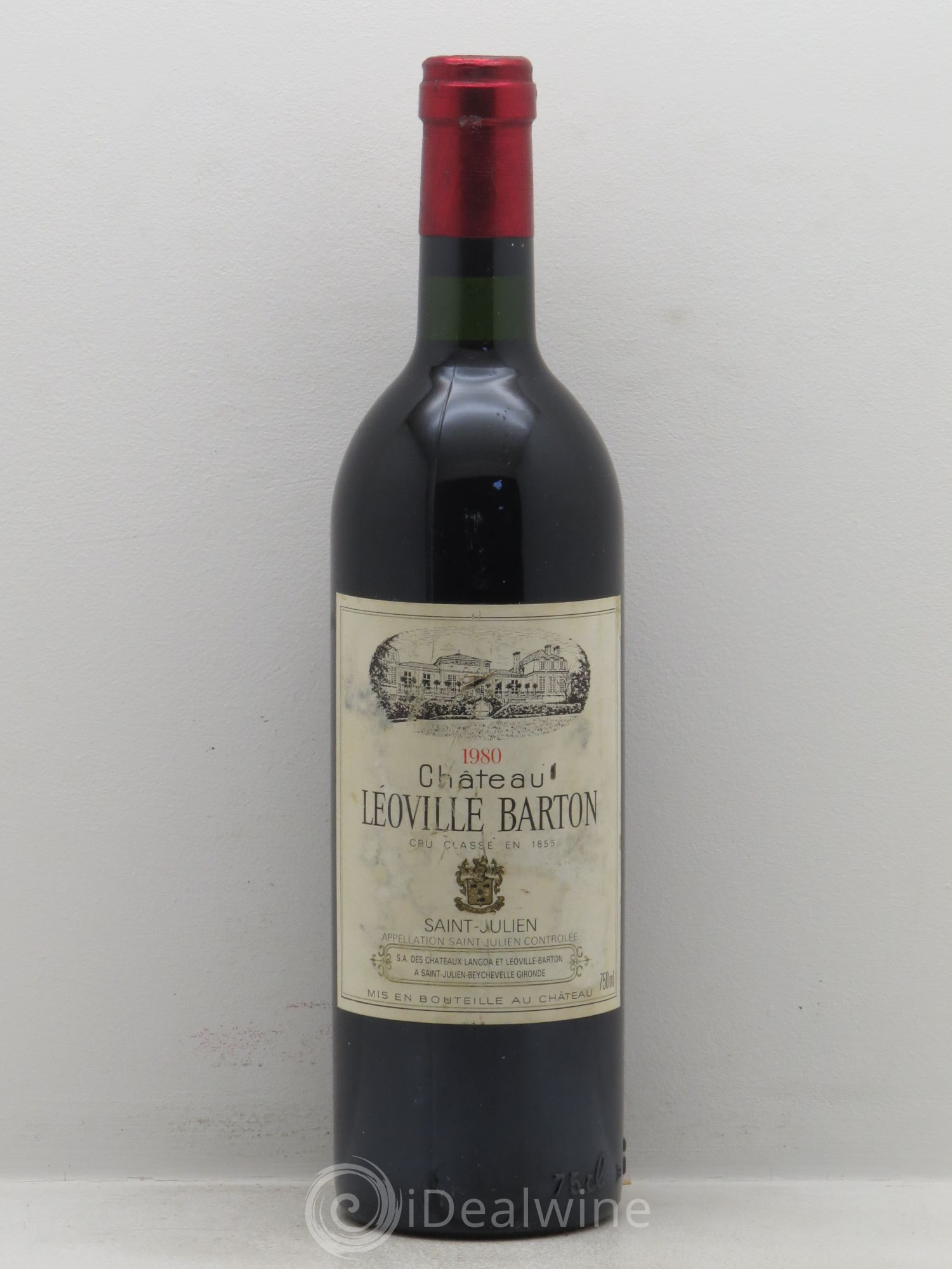 Château Léoville Barton 2ème Grand Cru Classé 1980 - Lot de 1 bouteille - 0