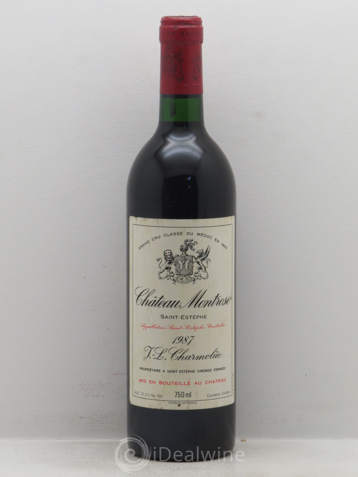 Château Montrose 2ème Grand Cru Classé 1987 - Lot de 1 bouteille - 0