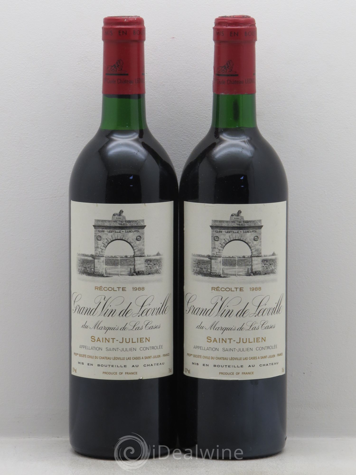 Château Léoville Las Cases 2ème Grand Cru Classé 1988 - Lot de 2 bouteilles - 0
